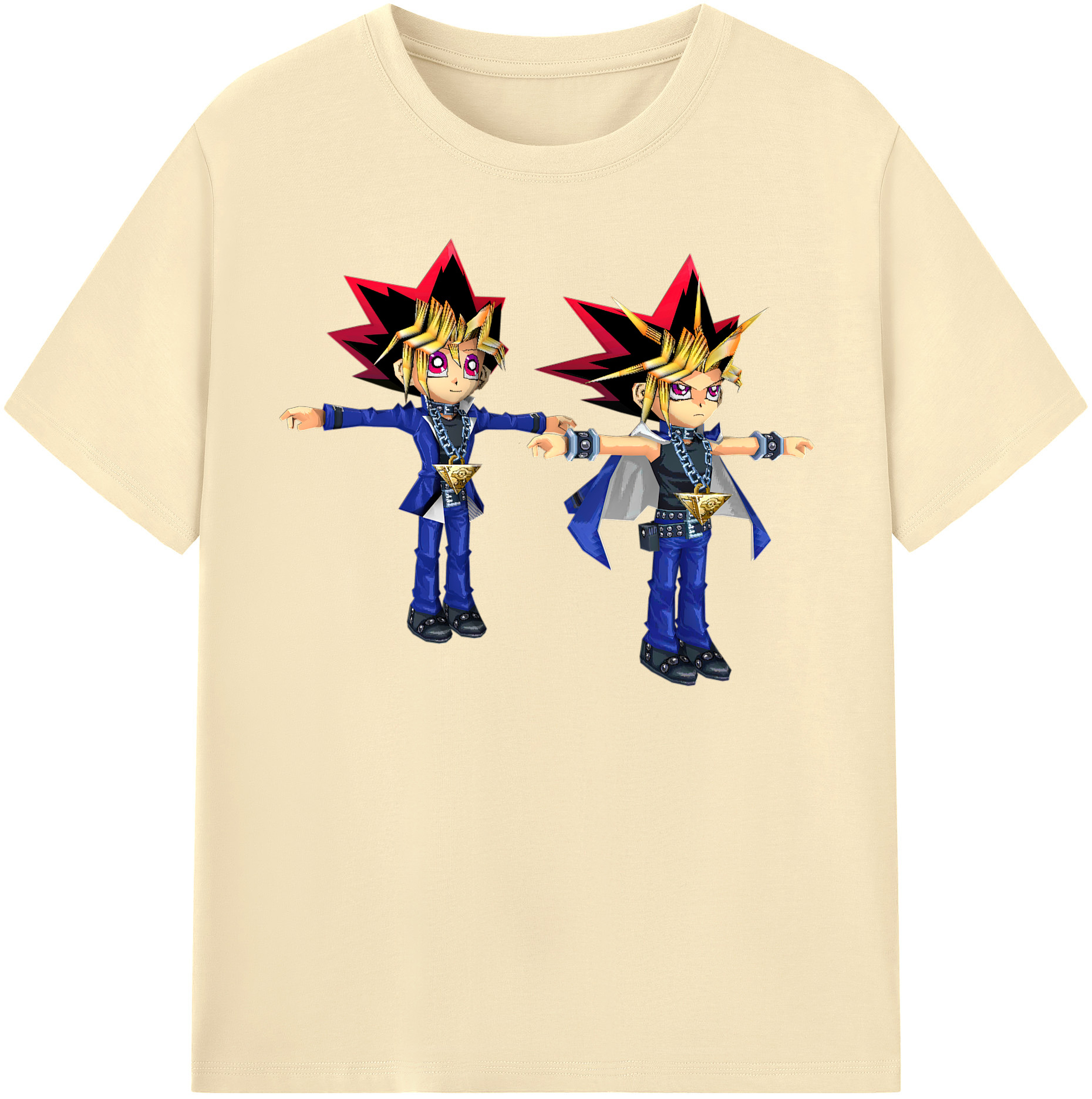 （画像用） 遊☆戯☆王 Yu-Gi-Oh! 綿100％半袖Tシャツ（フロントプリント）
