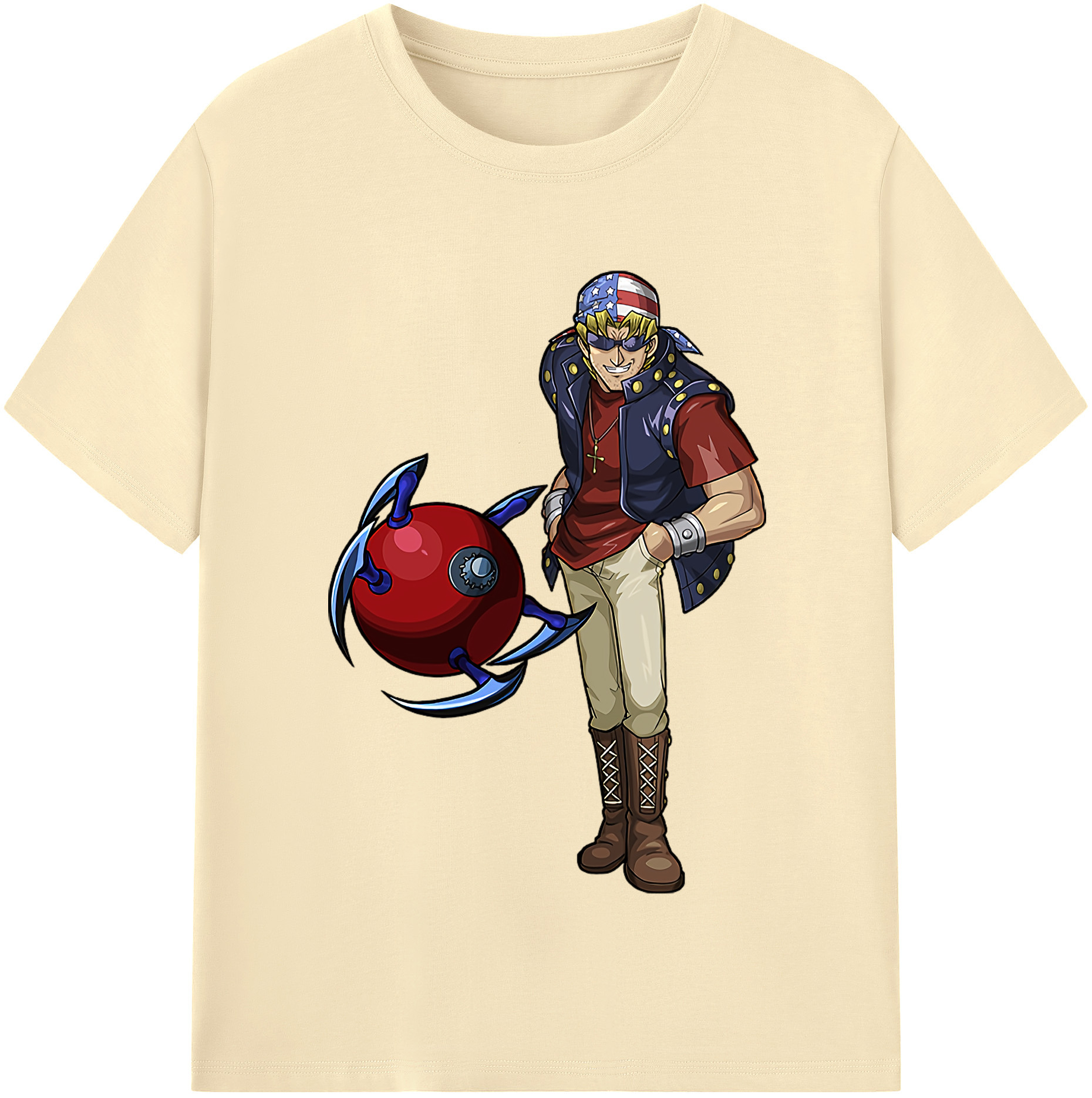 （画像用） 遊☆戯☆王 Yu-Gi-Oh! 綿100％半袖Tシャツ（フロントプリント）