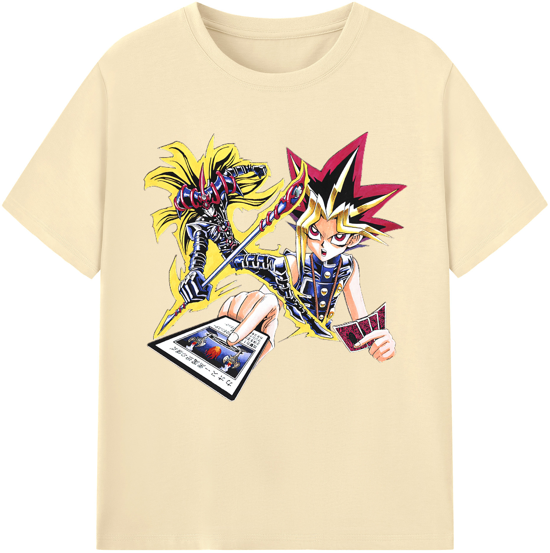 （画像用） 遊☆戯☆王 Yu-Gi-Oh! 綿100％半袖Tシャツ（フロントプリント）