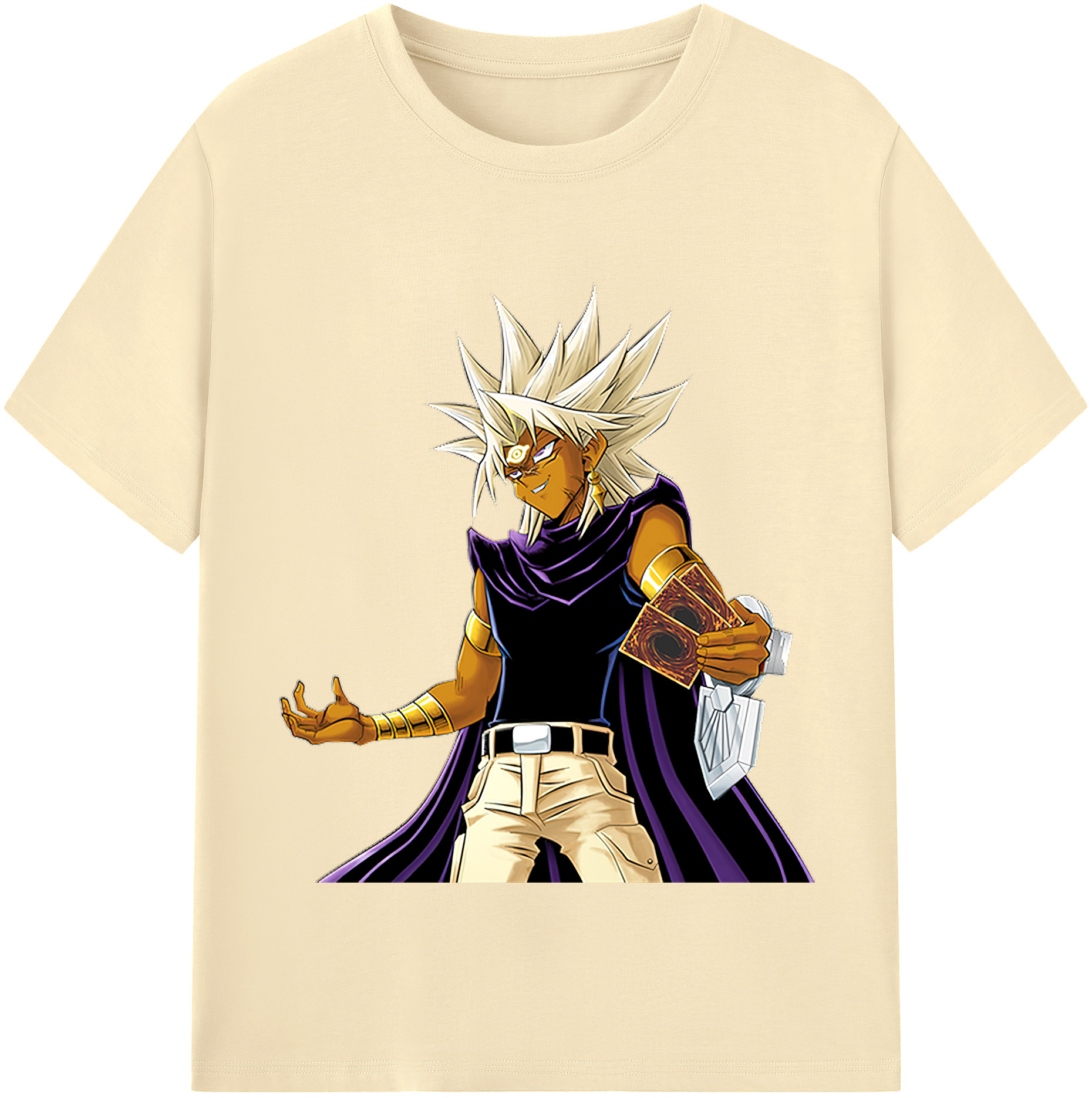 （画像用） 遊☆戯☆王 Yu-Gi-Oh! 綿100％半袖Tシャツ（フロントプリント）