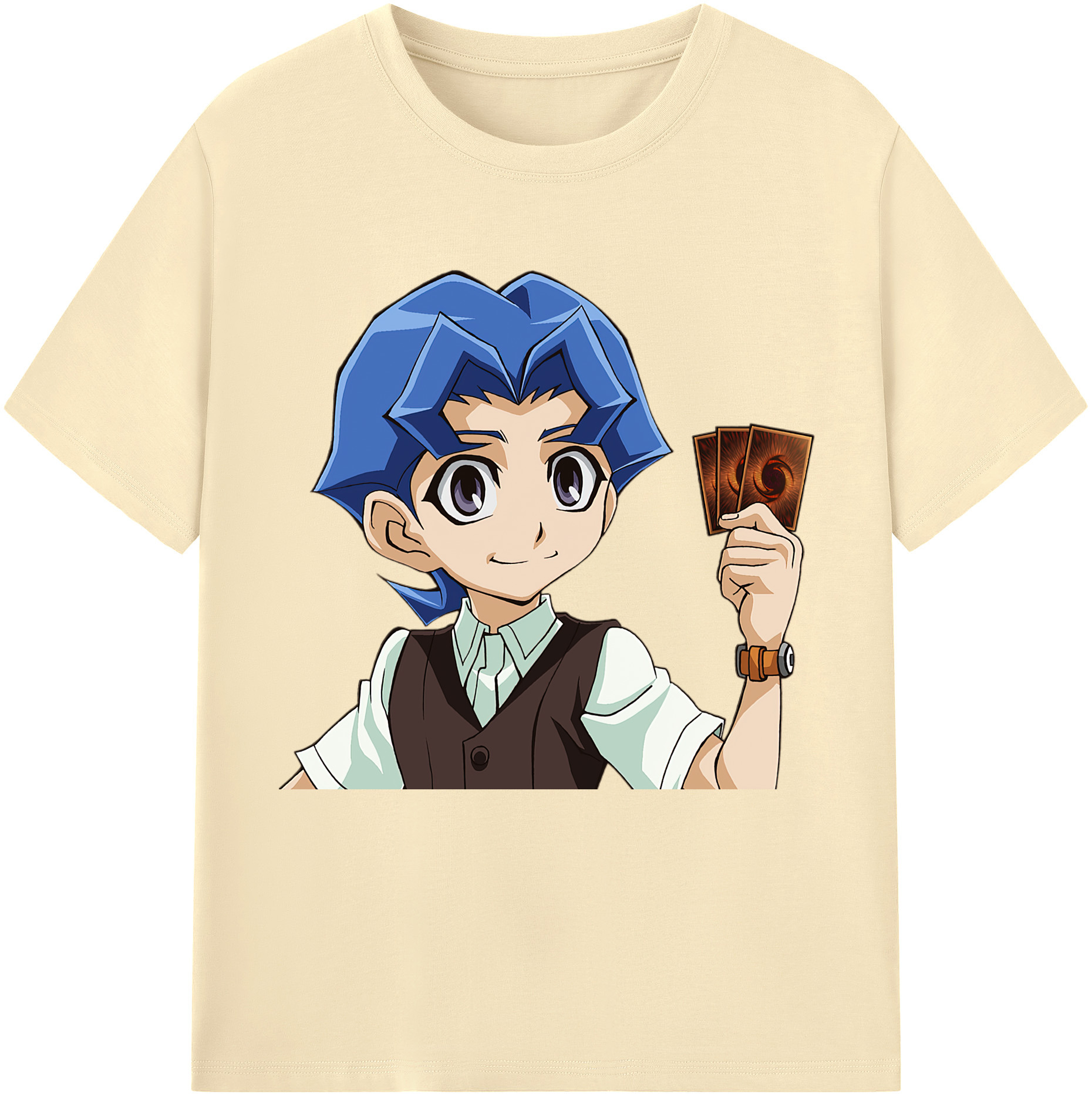 （画像用） 遊☆戯☆王 Yu-Gi-Oh! 綿100％半袖Tシャツ（フロントプリント）