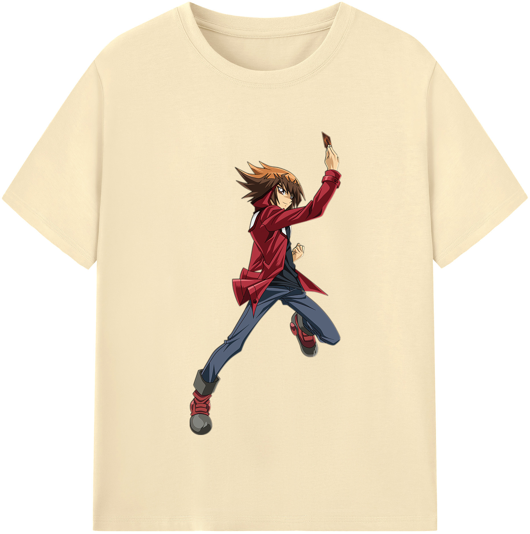 （画像用） 遊☆戯☆王 Yu-Gi-Oh! 綿100％半袖Tシャツ（フロントプリント）