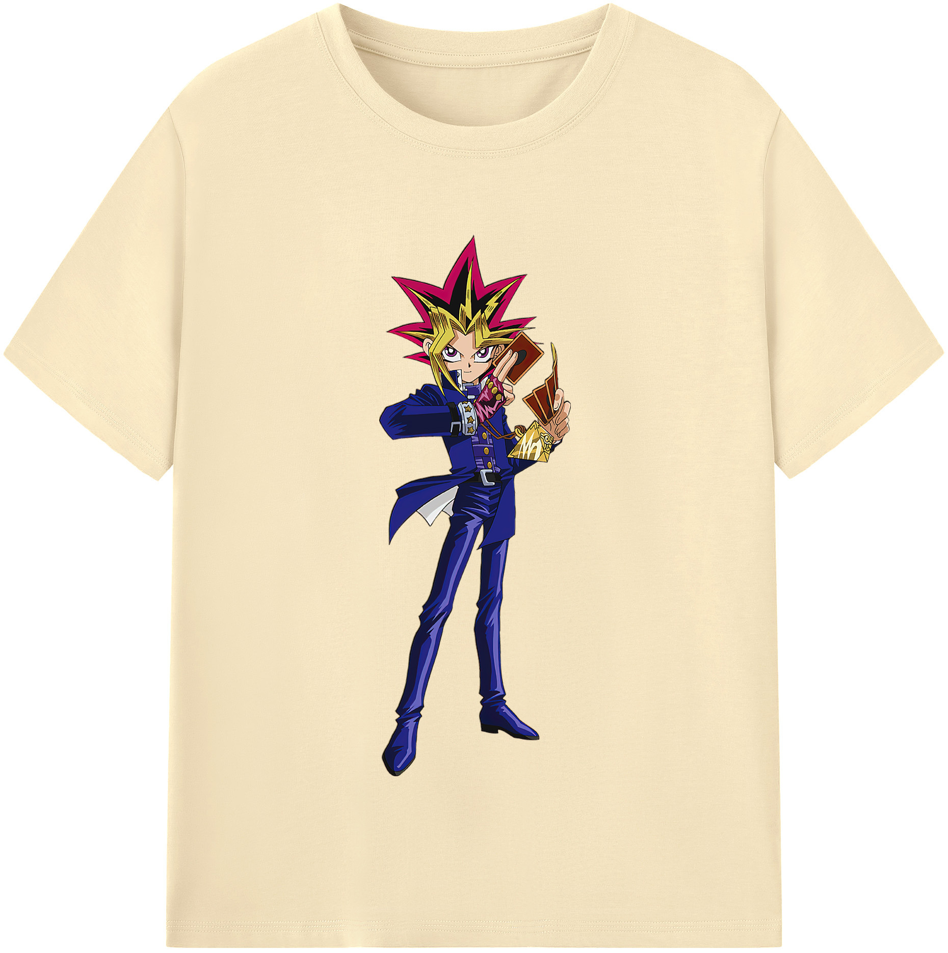 （画像用） 遊☆戯☆王 Yu-Gi-Oh! 綿100％半袖Tシャツ（フロントプリント）