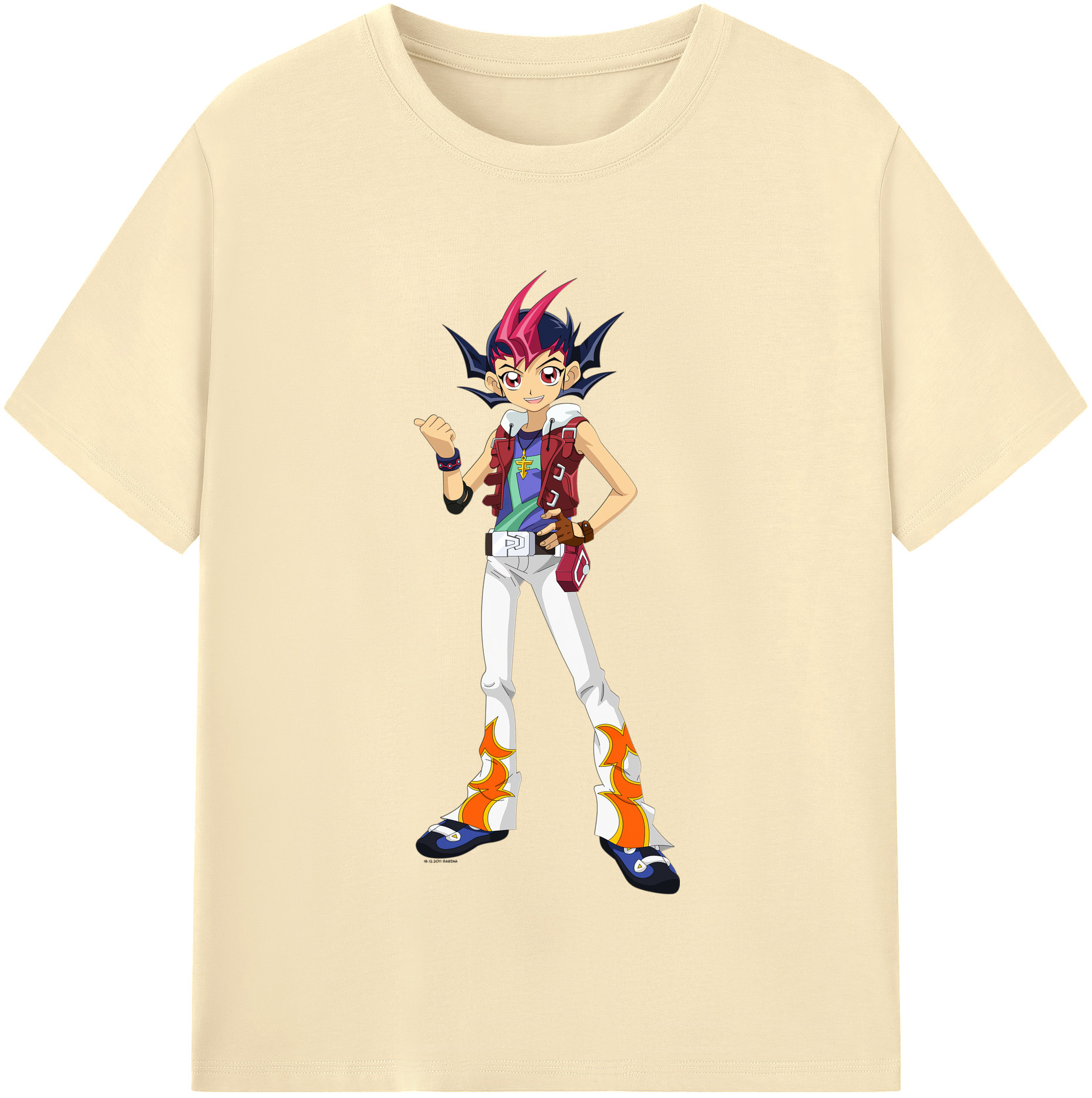 （画像用） 遊☆戯☆王 Yu-Gi-Oh! 綿100％半袖Tシャツ（フロントプリント）