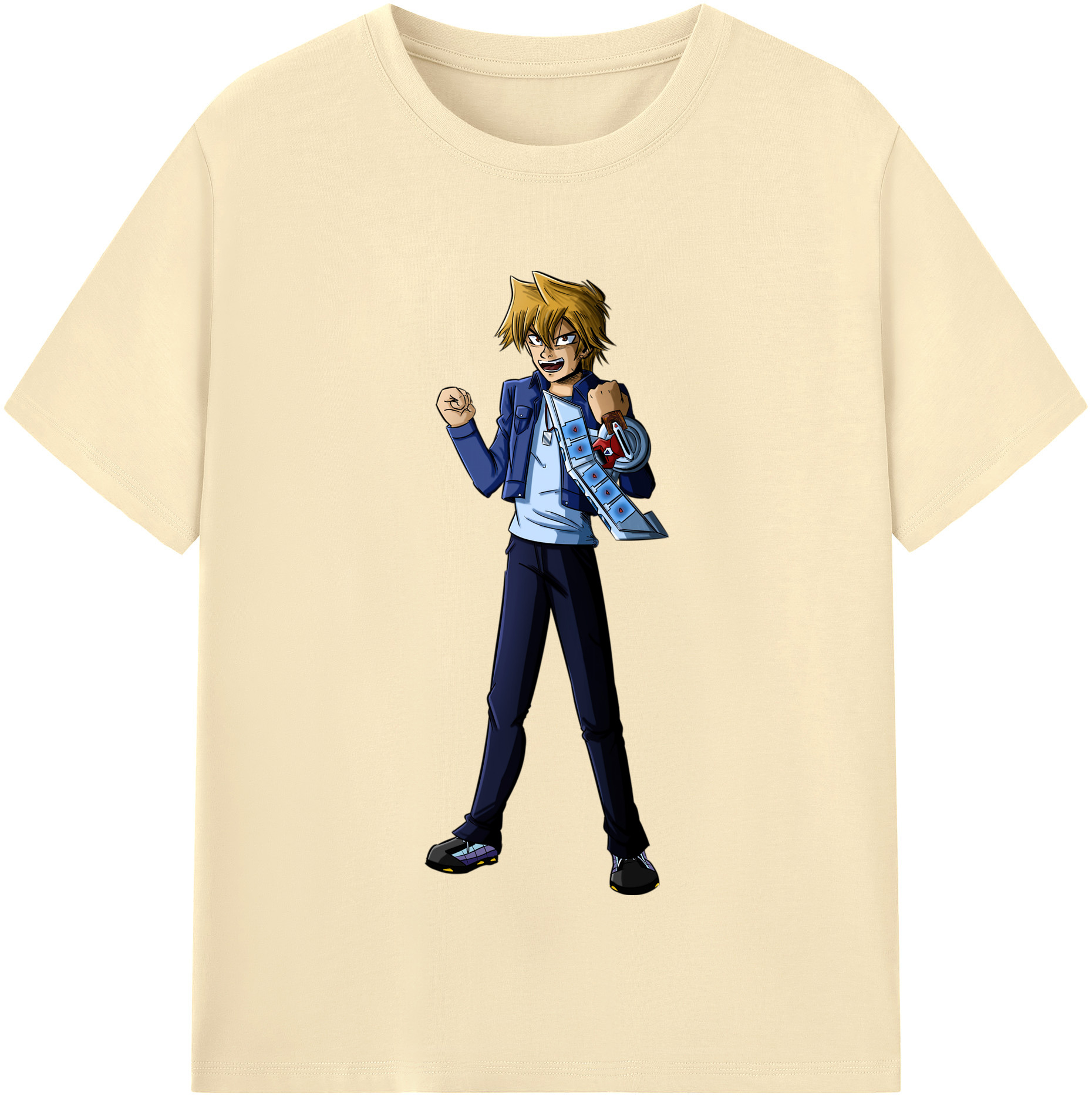 （画像用） 遊☆戯☆王 Yu-Gi-Oh! 綿100％半袖Tシャツ（フロントプリント）