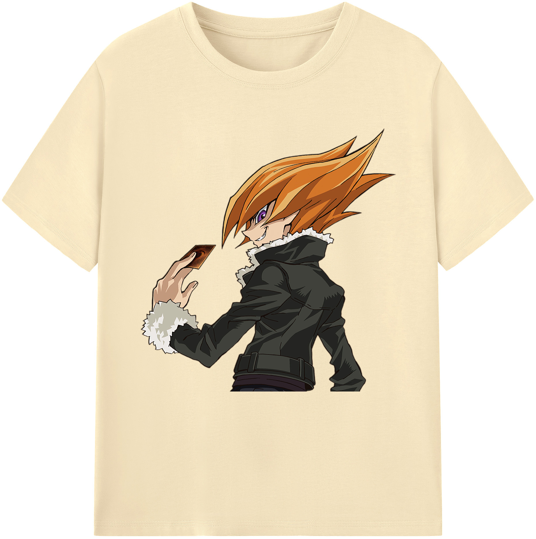 （画像用） 遊☆戯☆王 Yu-Gi-Oh! 綿100％半袖Tシャツ（フロントプリント）