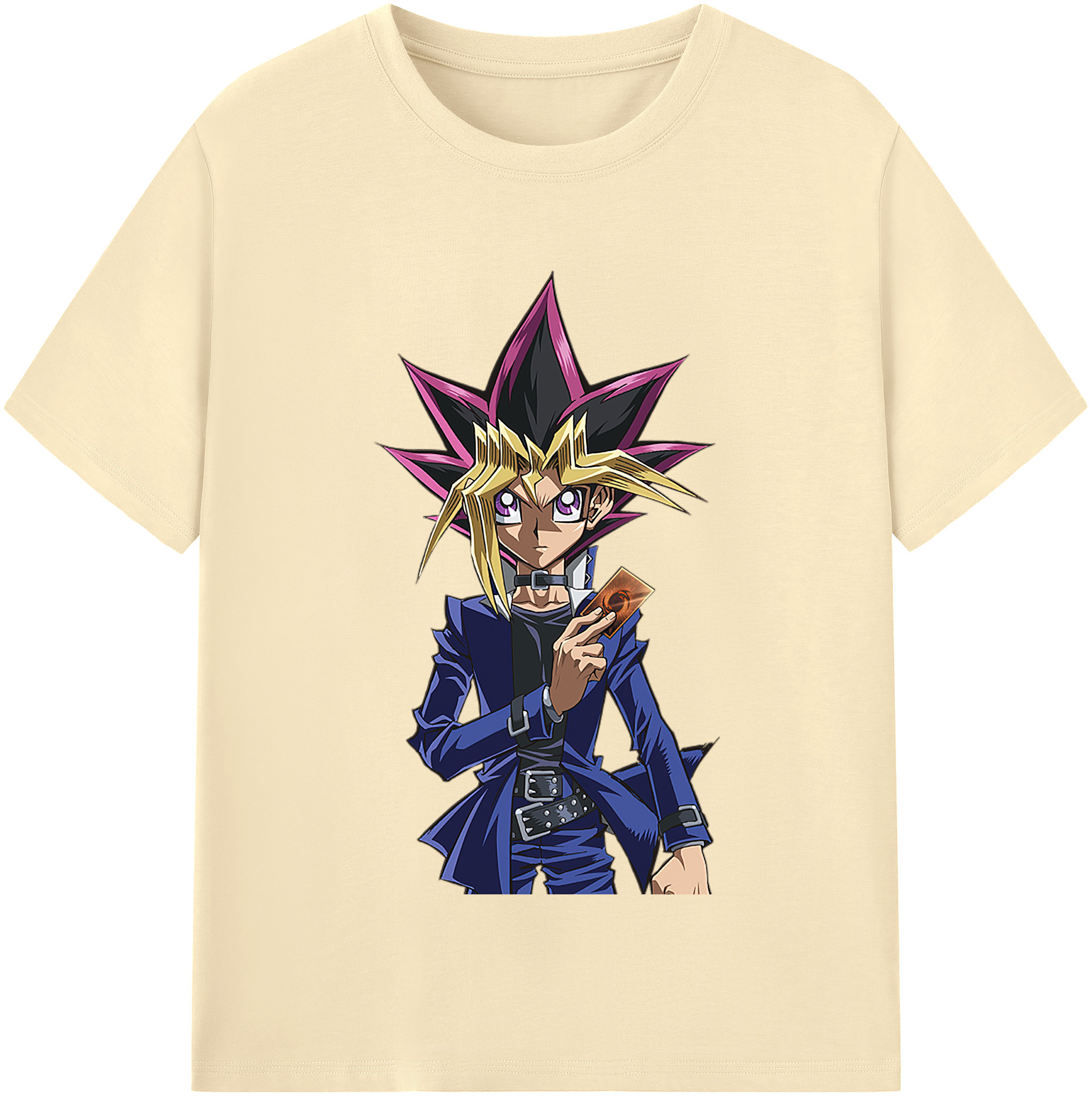 （画像用） 遊☆戯☆王 Yu-Gi-Oh! 綿100％半袖Tシャツ（フロントプリント）