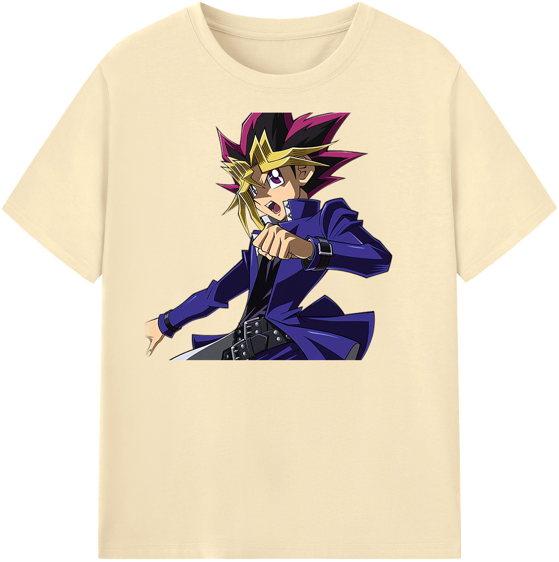 （画像用） 遊☆戯☆王 Yu-Gi-Oh! 綿100％半袖Tシャツ（フロントプリント）