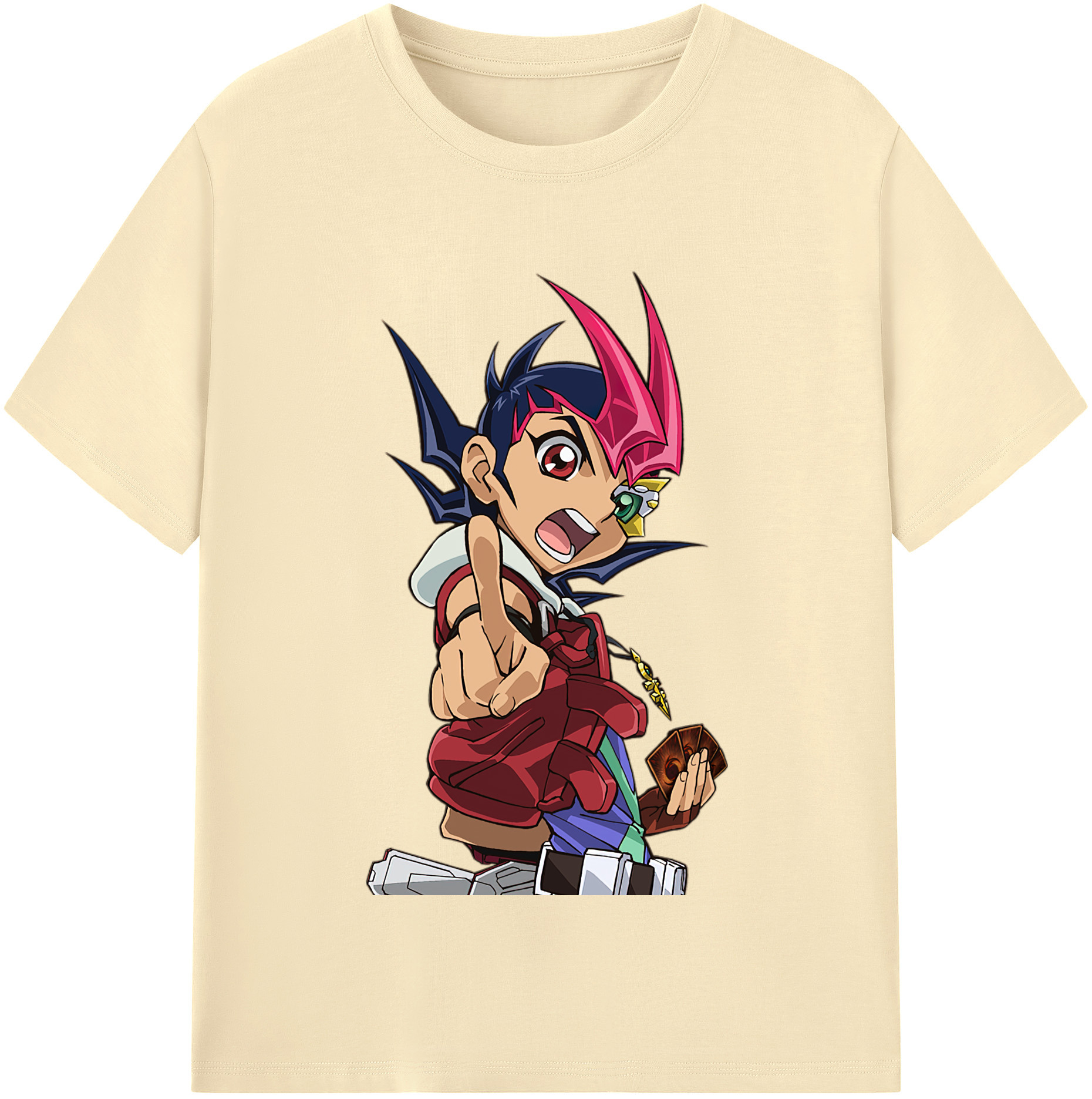 （画像用） 遊☆戯☆王 Yu-Gi-Oh! 綿100％半袖Tシャツ（フロントプリント）