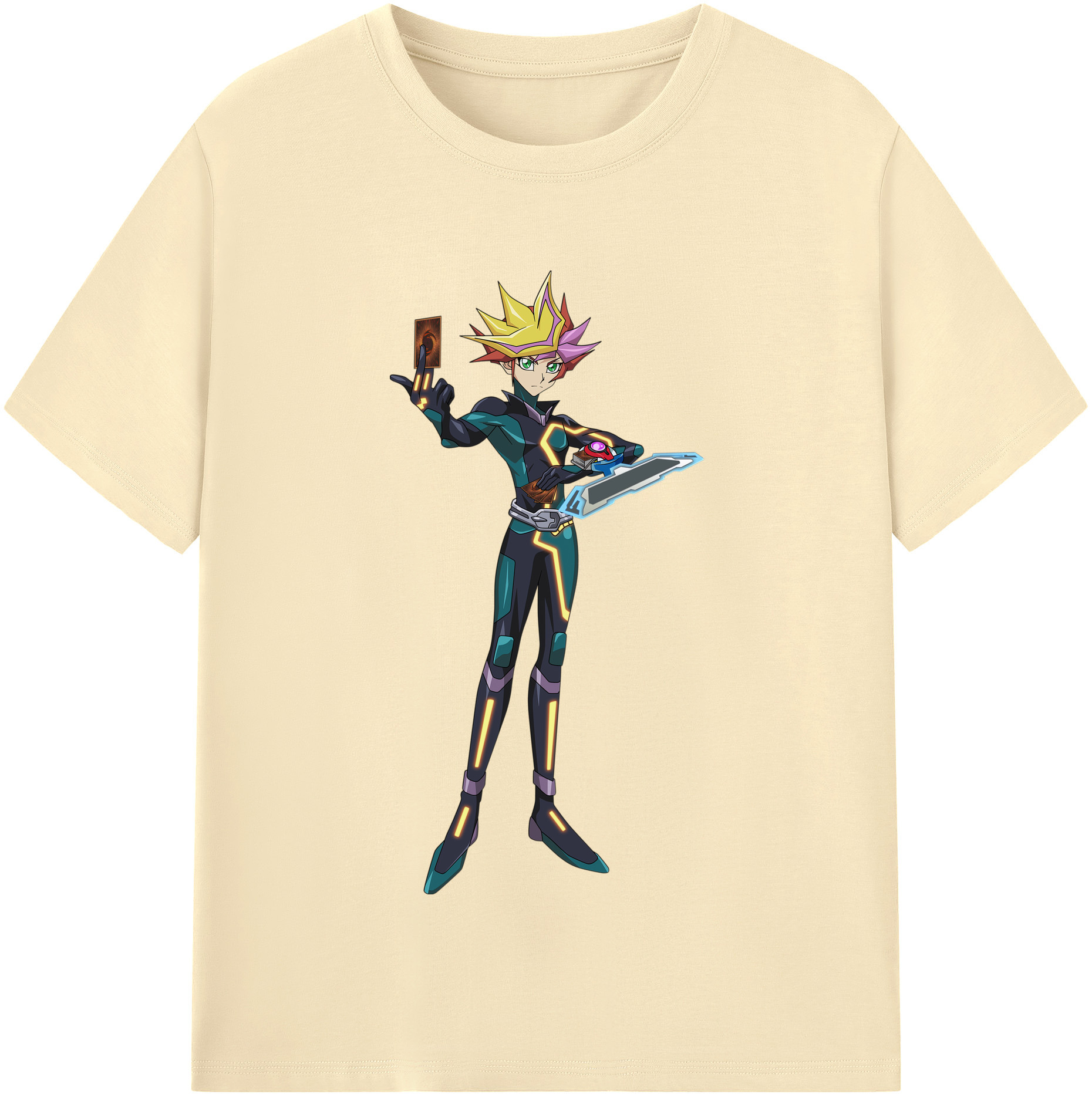 （画像用） 遊☆戯☆王 Yu-Gi-Oh! 綿100％半袖Tシャツ（フロントプリント）