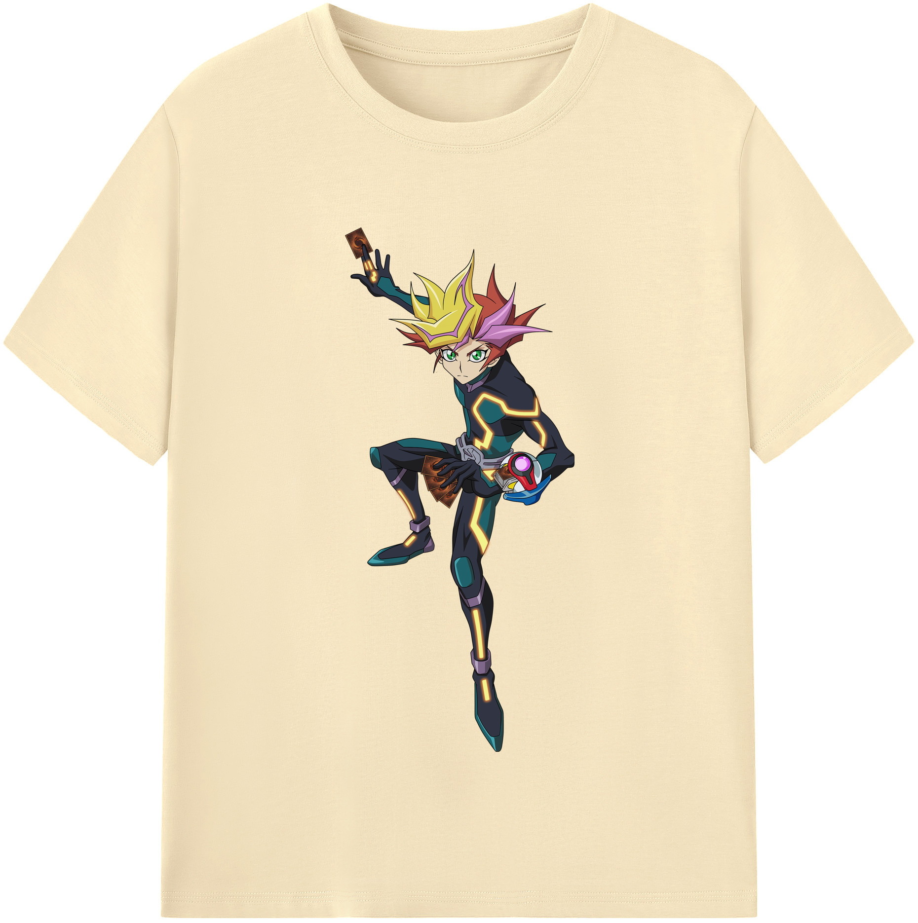 （画像用） 遊☆戯☆王 Yu-Gi-Oh! 綿100％半袖Tシャツ（フロントプリント）