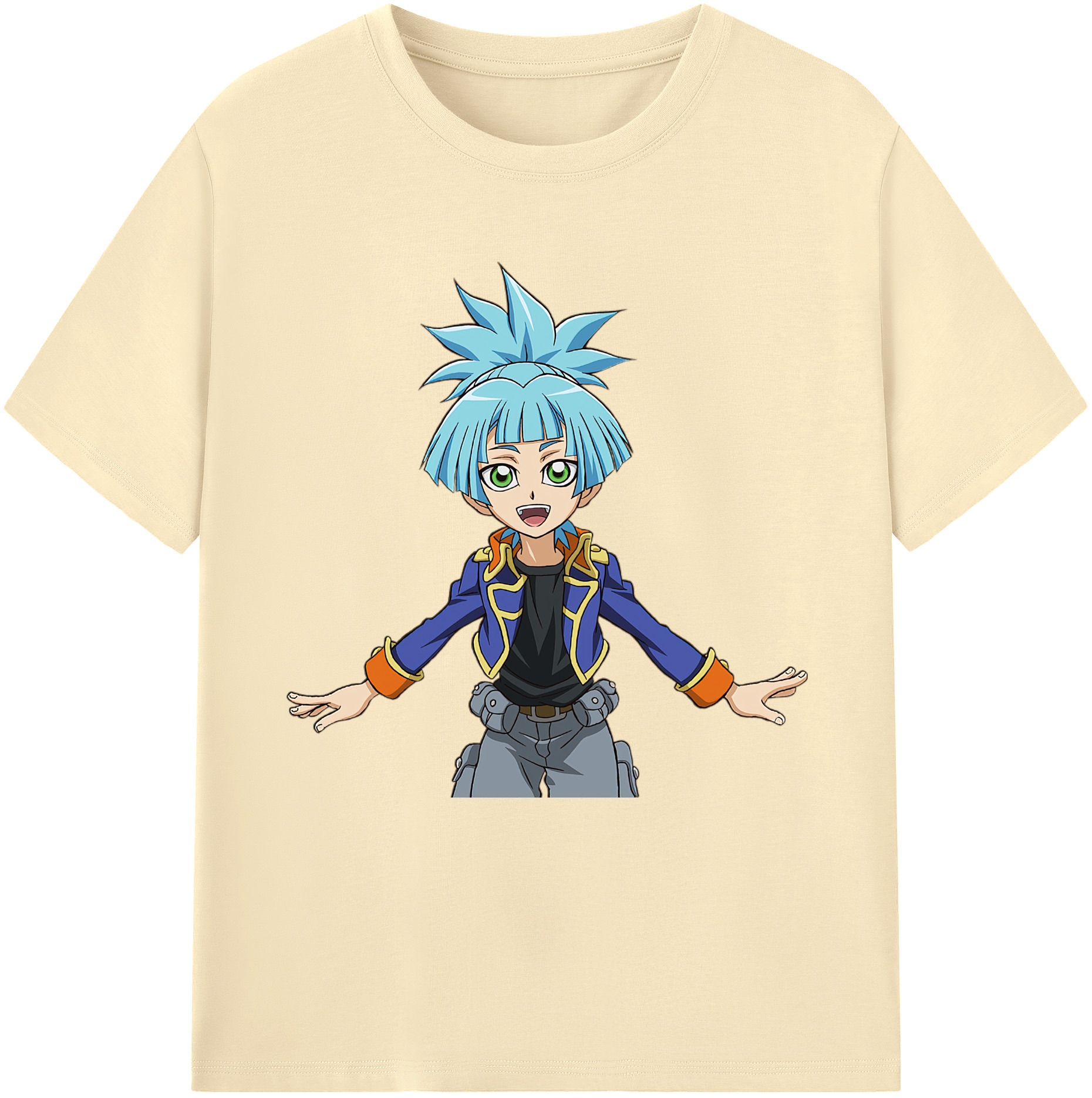 （画像用） 遊☆戯☆王 Yu-Gi-Oh! 綿100％半袖Tシャツ（フロントプリント）