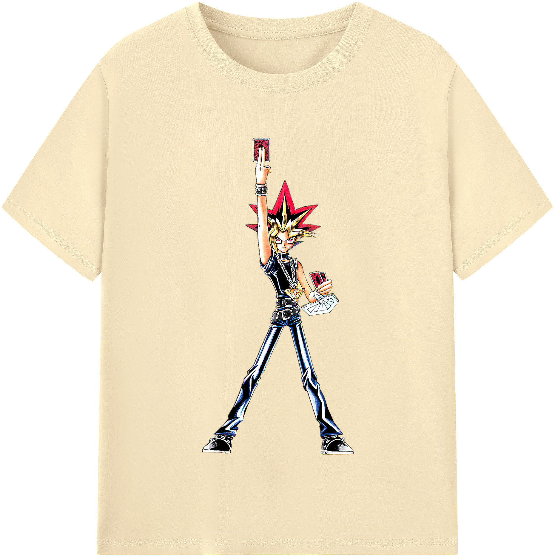 （画像用） 遊☆戯☆王 Yu-Gi-Oh! 綿100％半袖Tシャツ（フロントプリント）