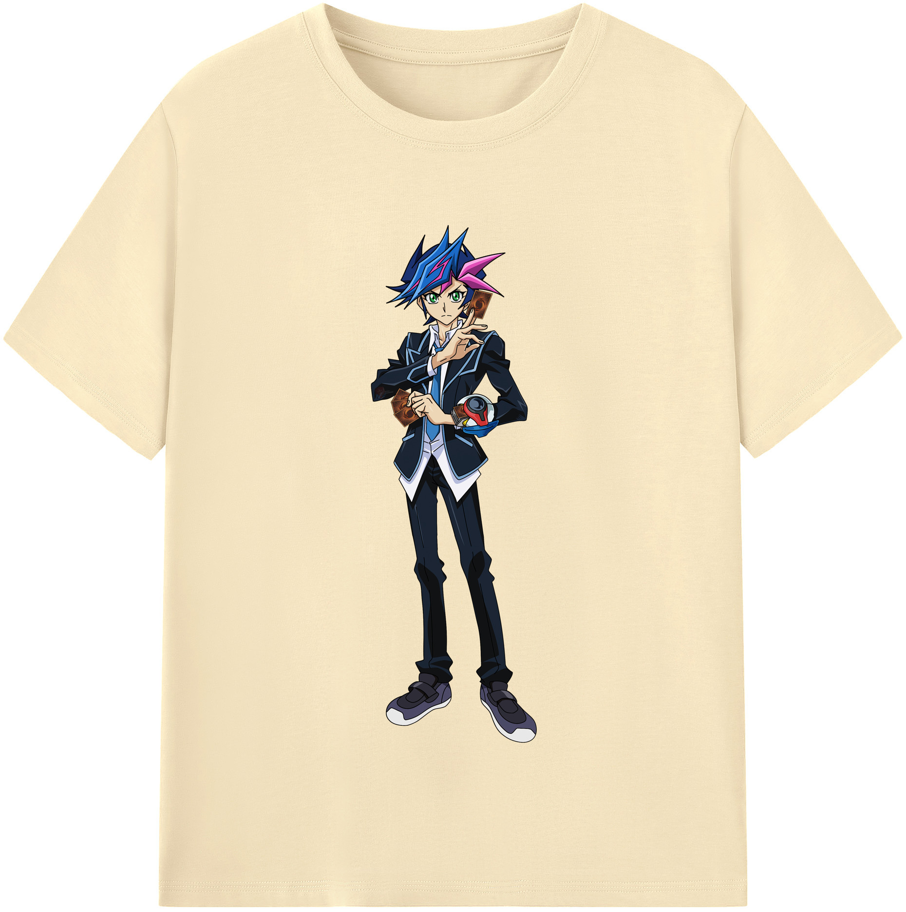 （画像用） 遊☆戯☆王 Yu-Gi-Oh! 綿100％半袖Tシャツ（フロントプリント）
