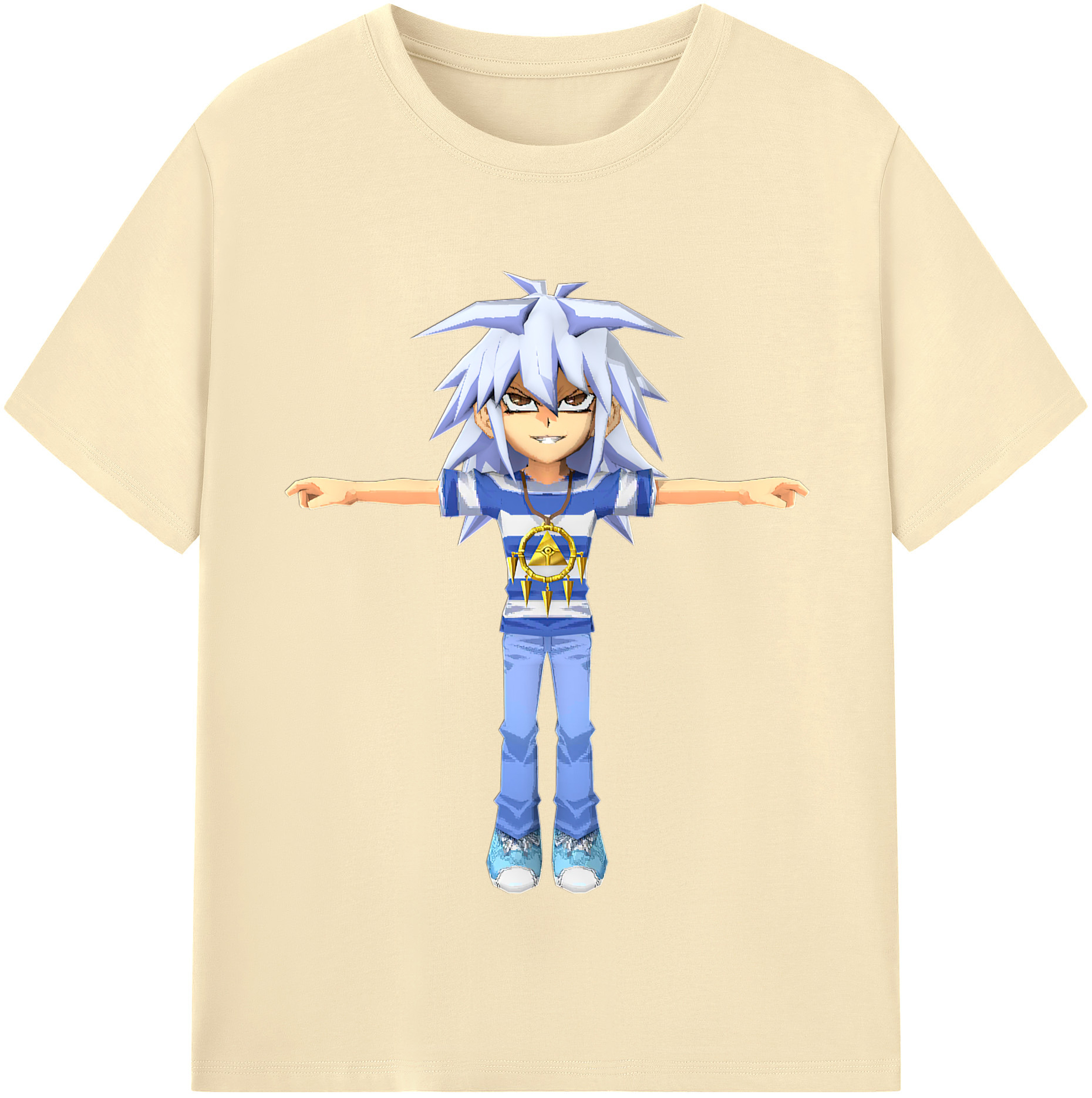 （画像用） 遊☆戯☆王 Yu-Gi-Oh! 綿100％半袖Tシャツ（フロントプリント）