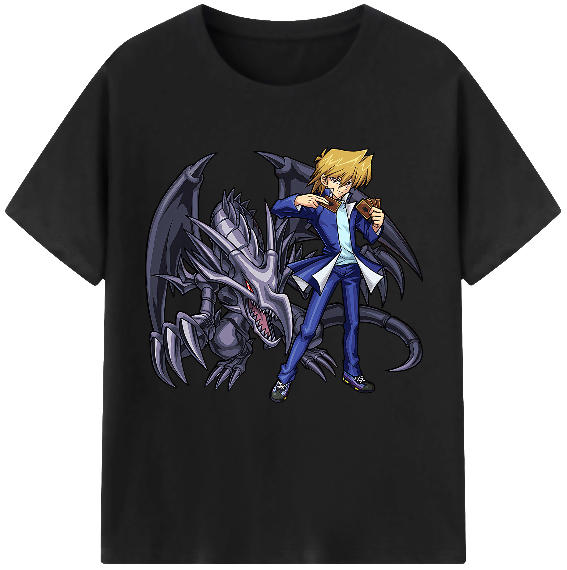 （画像用） 遊☆戯☆王 Yu-Gi-Oh! 綿100％半袖Tシャツ（フロントプリント）