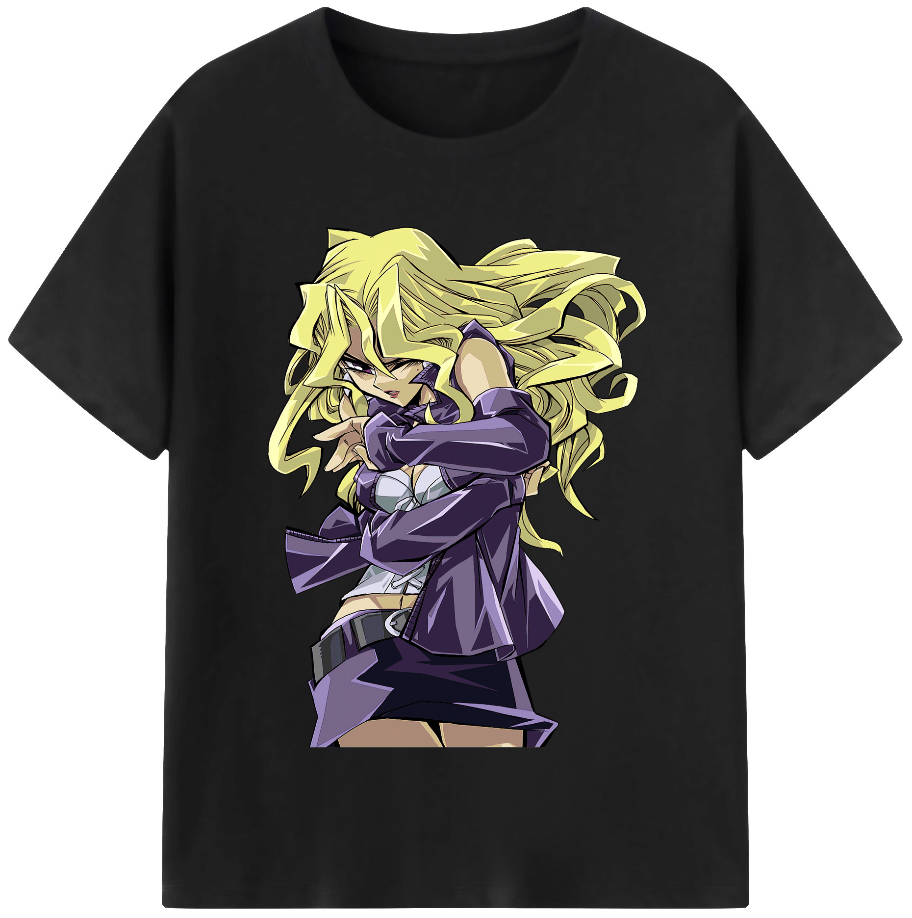 （画像用） 遊☆戯☆王 Yu-Gi-Oh! 綿100％半袖Tシャツ（フロントプリント）