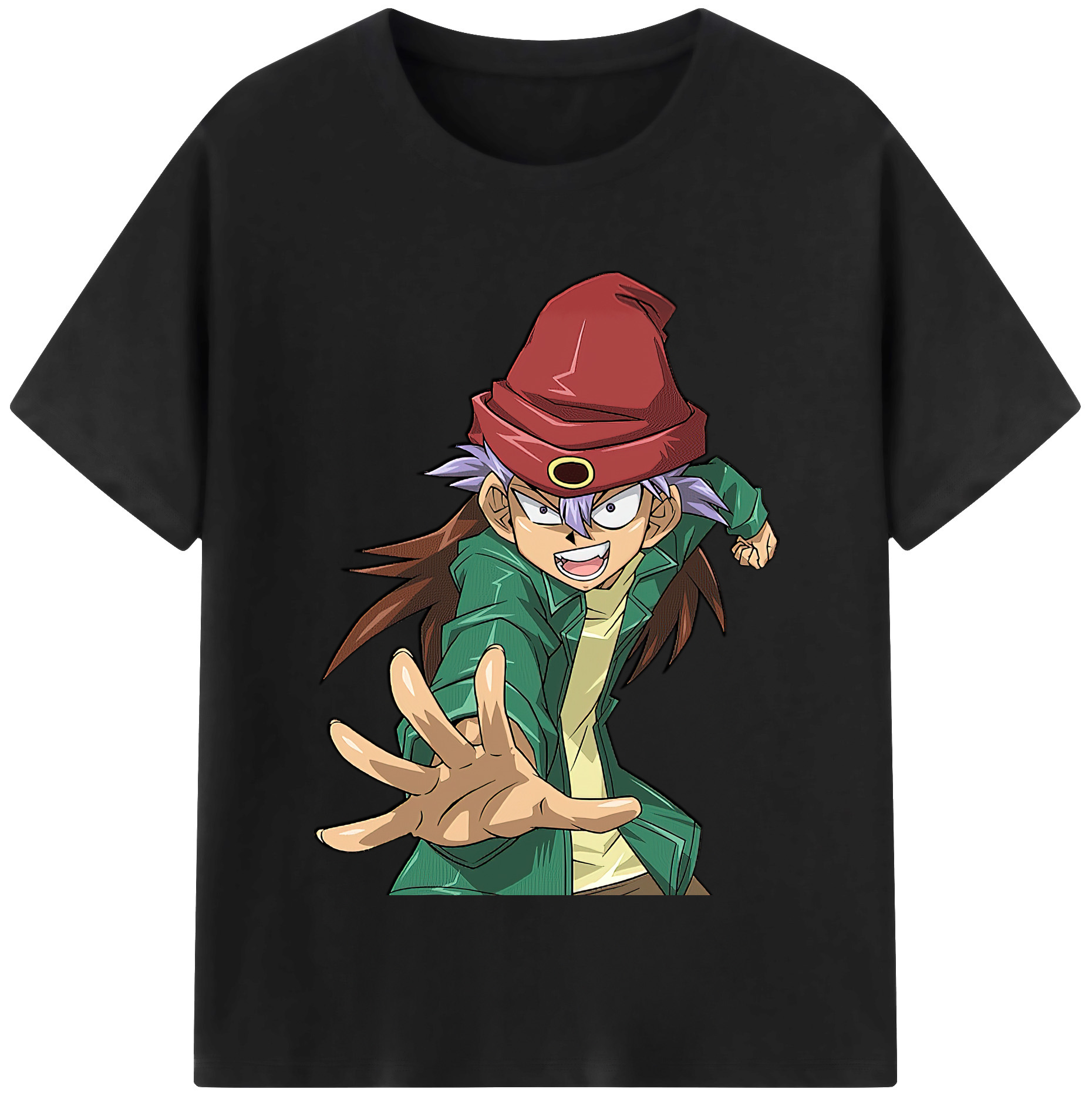 （画像用） 遊☆戯☆王 Yu-Gi-Oh! 綿100％半袖Tシャツ（フロントプリント）