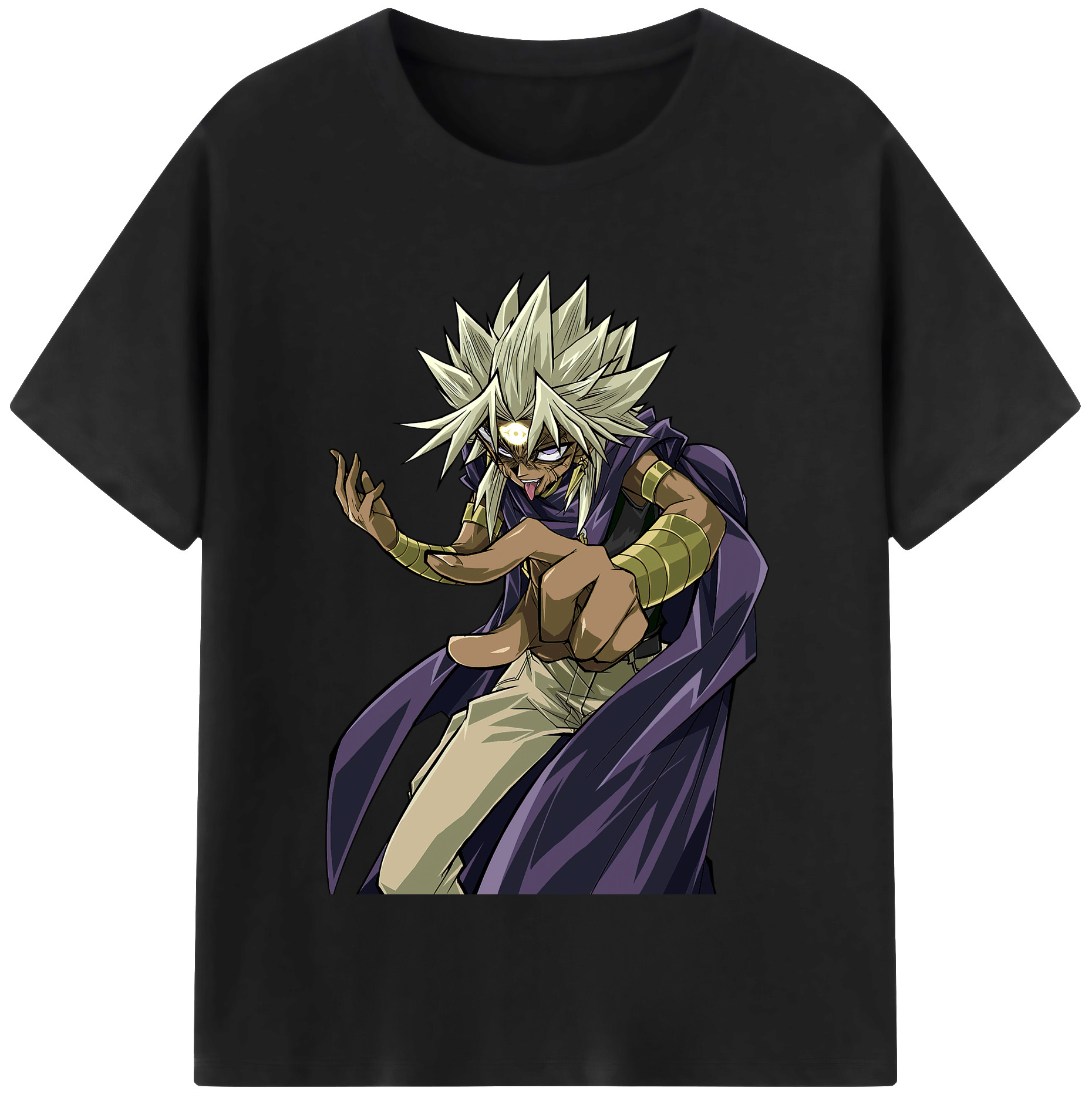 （画像用） 遊☆戯☆王 Yu-Gi-Oh! 綿100％半袖Tシャツ（フロントプリント）