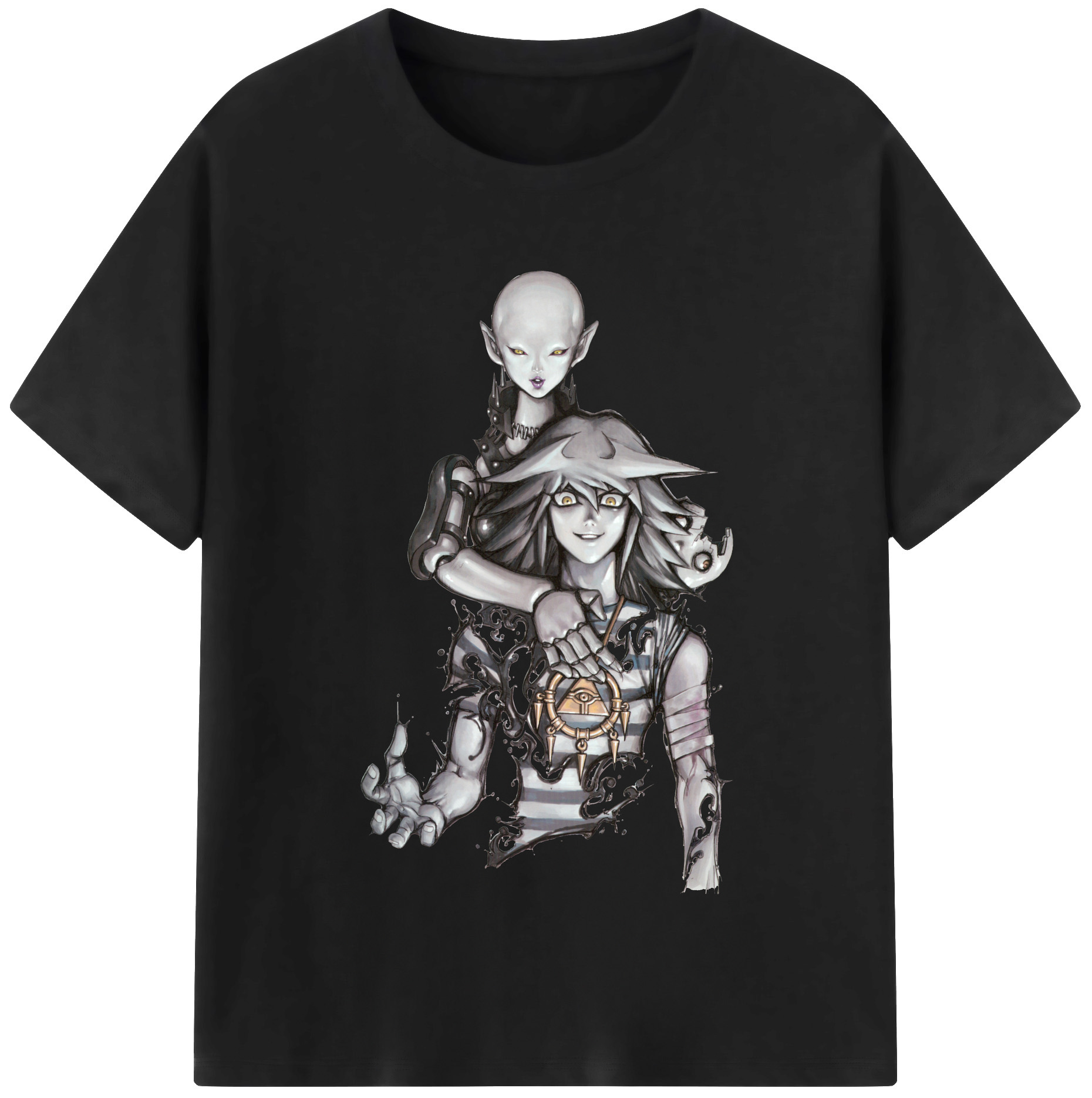 （画像用） 遊☆戯☆王 Yu-Gi-Oh! 綿100％半袖Tシャツ（フロントプリント）