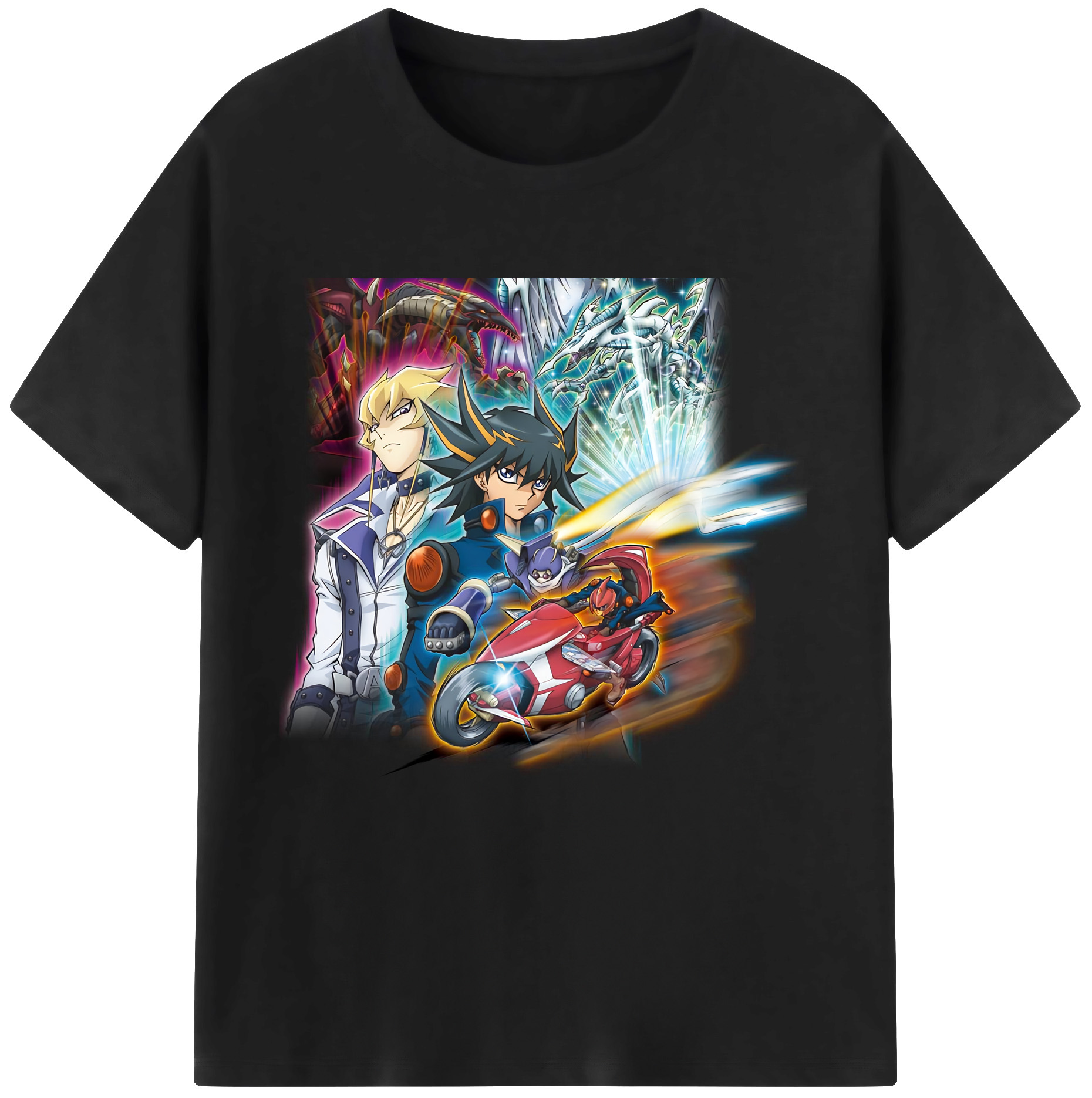 （画像用） 遊☆戯☆王 Yu-Gi-Oh! 綿100％半袖Tシャツ（フロントプリント）