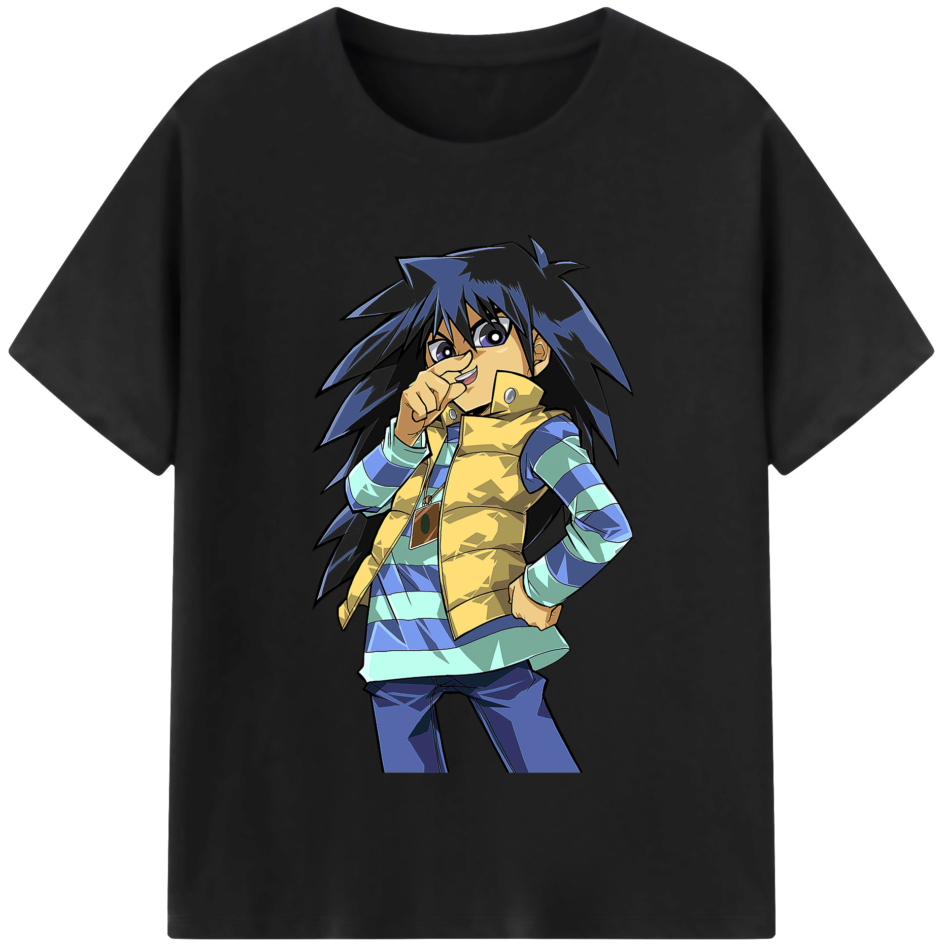 （画像用） 遊☆戯☆王 Yu-Gi-Oh! 綿100％半袖Tシャツ（フロントプリント）