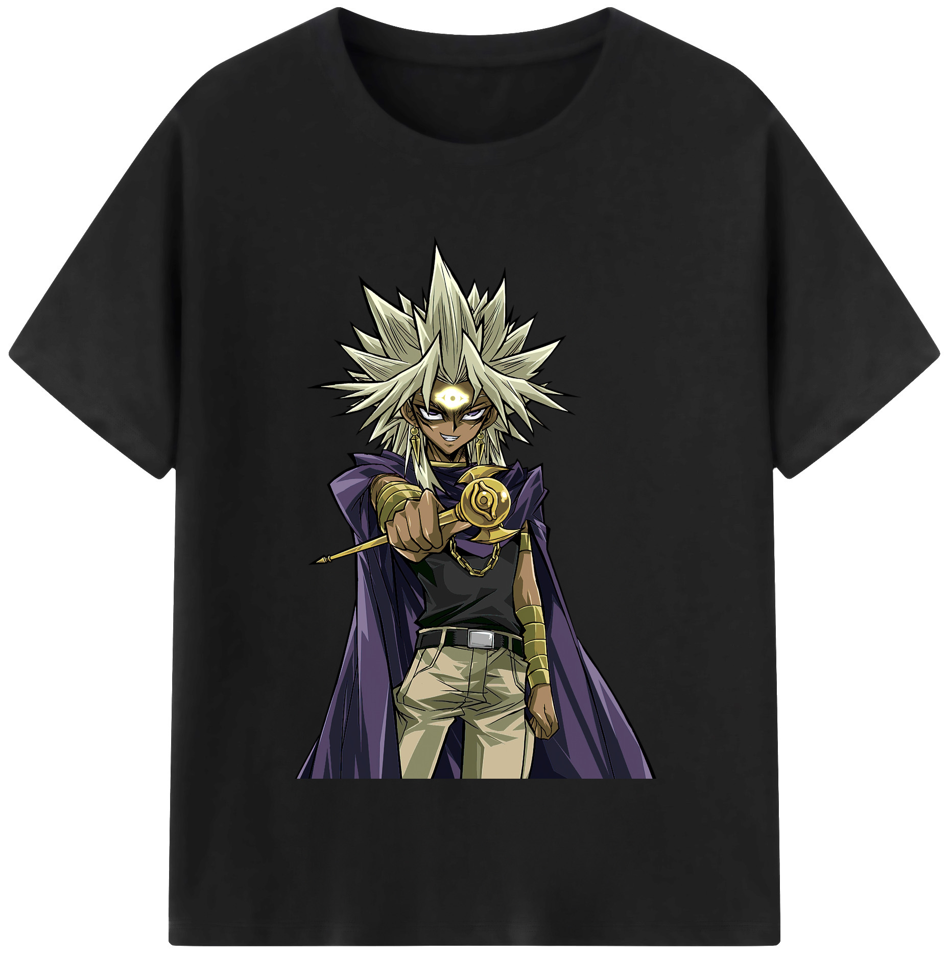 （画像用） 遊☆戯☆王 Yu-Gi-Oh! 綿100％半袖Tシャツ（フロントプリント）