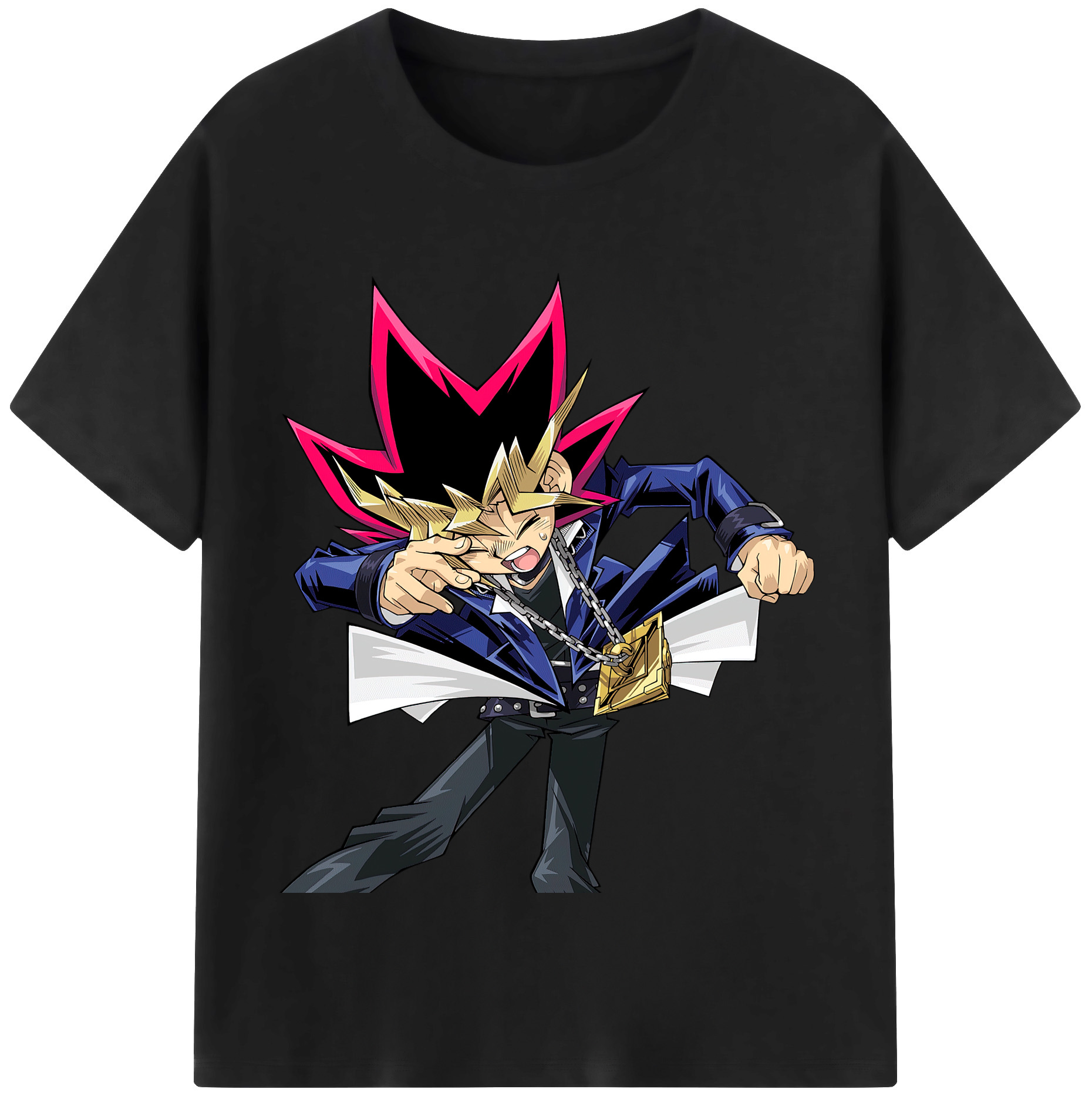 （画像用） 遊☆戯☆王 Yu-Gi-Oh! 綿100％半袖Tシャツ（フロントプリント）