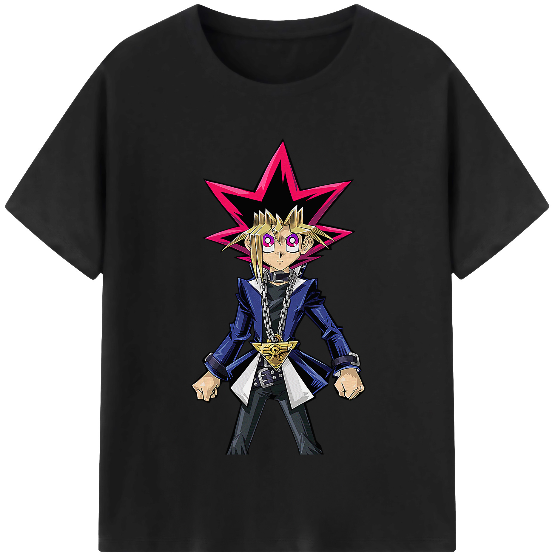 （画像用） 遊☆戯☆王 Yu-Gi-Oh! 綿100％半袖Tシャツ（フロントプリント）