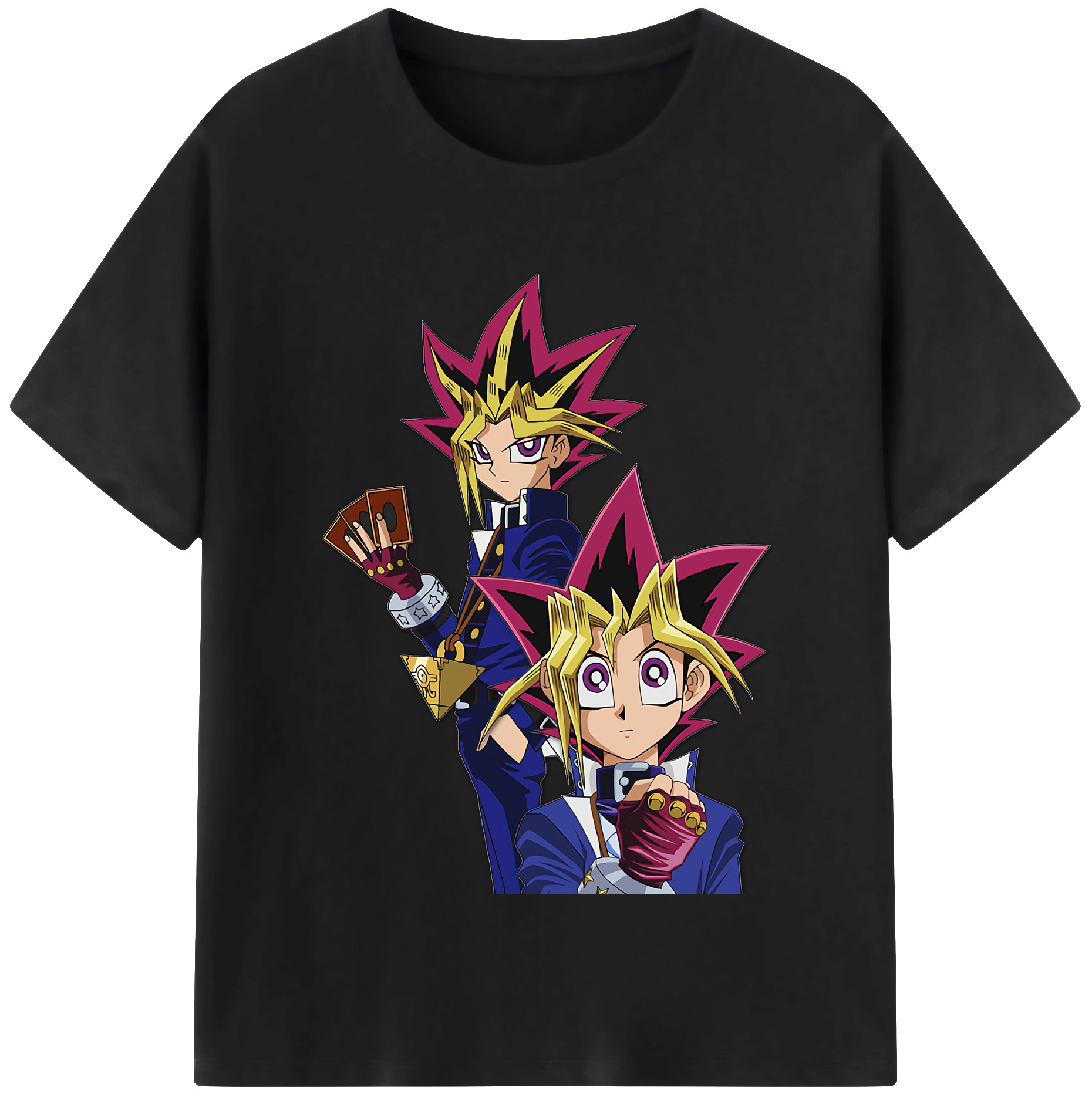 （画像用） 遊☆戯☆王 Yu-Gi-Oh! 綿100％半袖Tシャツ（フロントプリント）
