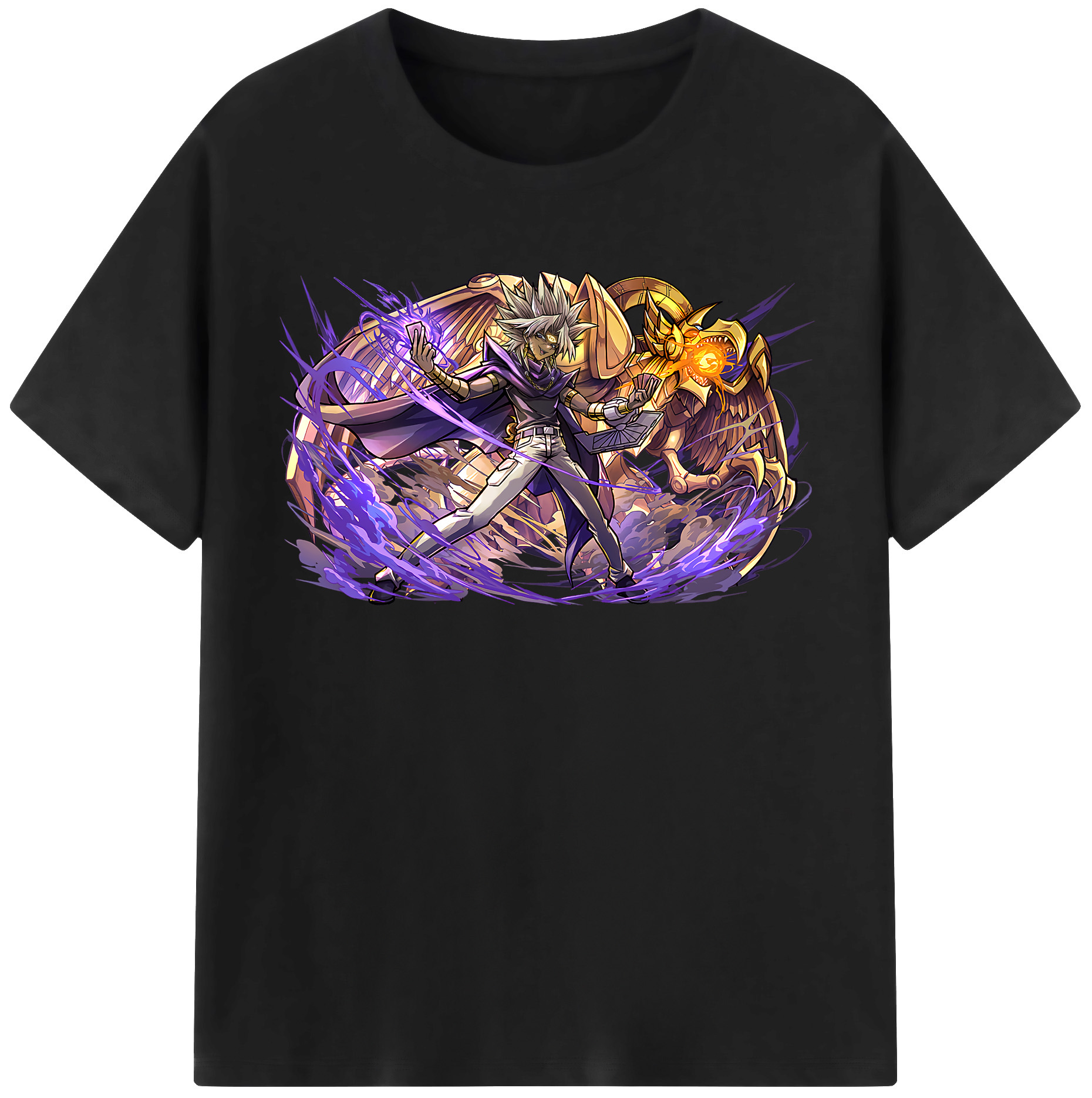 （画像用） 遊☆戯☆王 Yu-Gi-Oh! 綿100％半袖Tシャツ（フロントプリント）