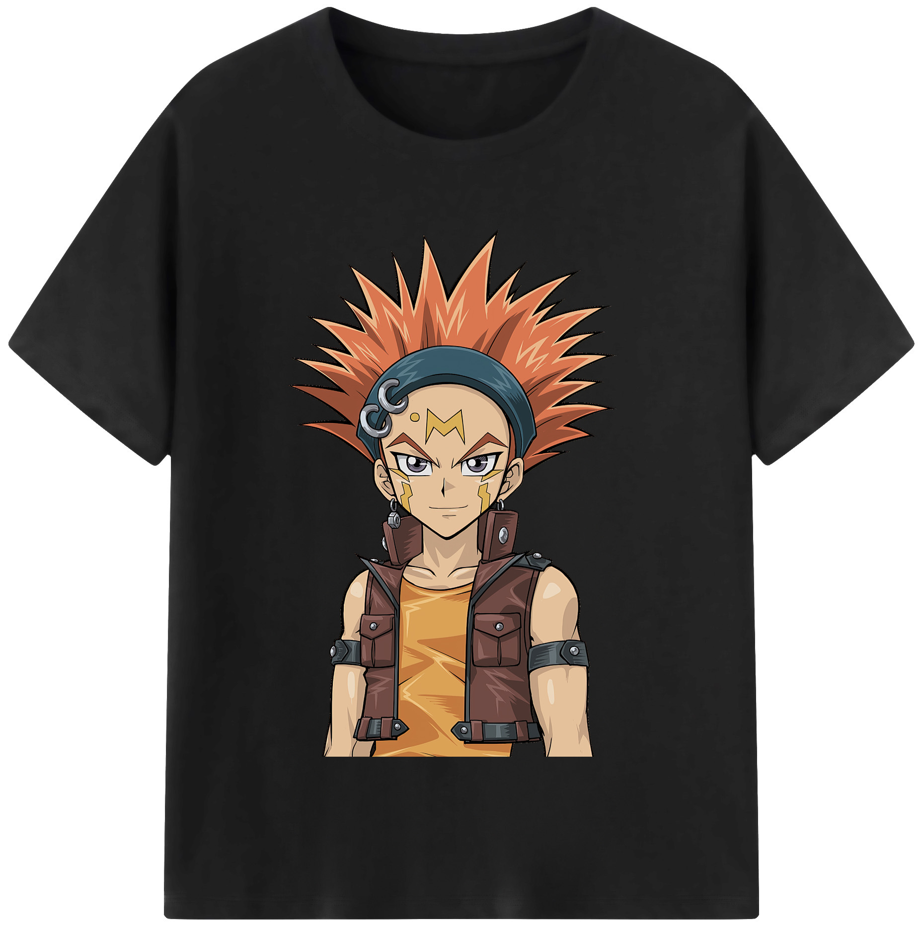 （画像用） 遊☆戯☆王 Yu-Gi-Oh! 綿100％半袖Tシャツ（フロントプリント）