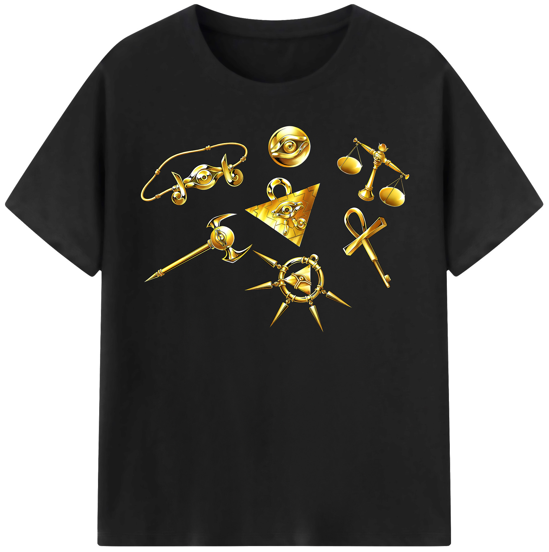 （画像用） 遊☆戯☆王 Yu-Gi-Oh! 綿100％半袖Tシャツ（フロントプリント）