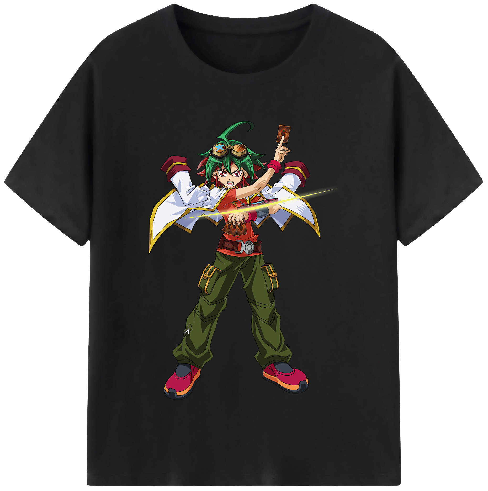 （画像用） 遊☆戯☆王 Yu-Gi-Oh! 綿100％半袖Tシャツ（フロントプリント）