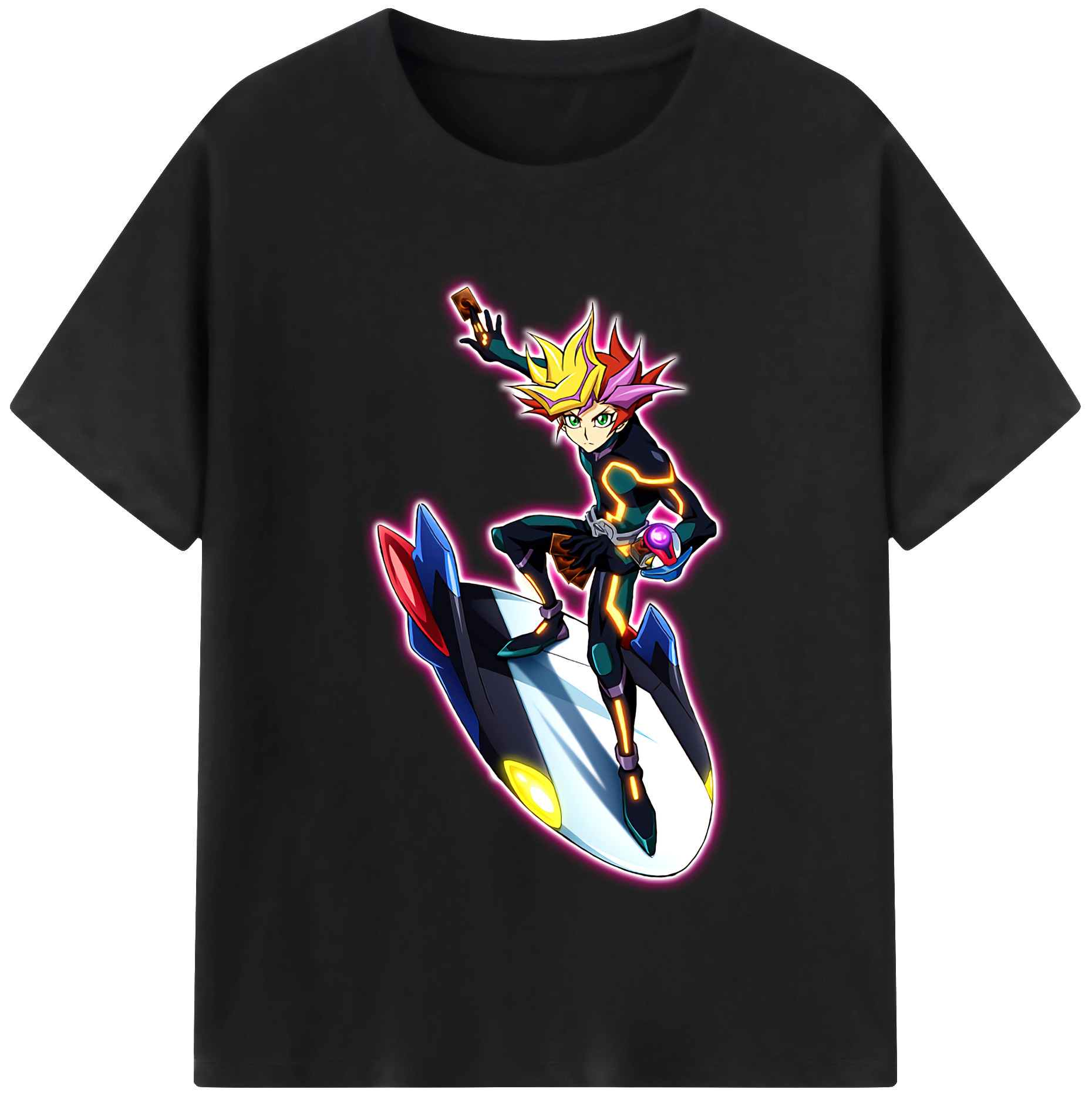 （画像用） 遊☆戯☆王 Yu-Gi-Oh! 綿100％半袖Tシャツ（フロントプリント）