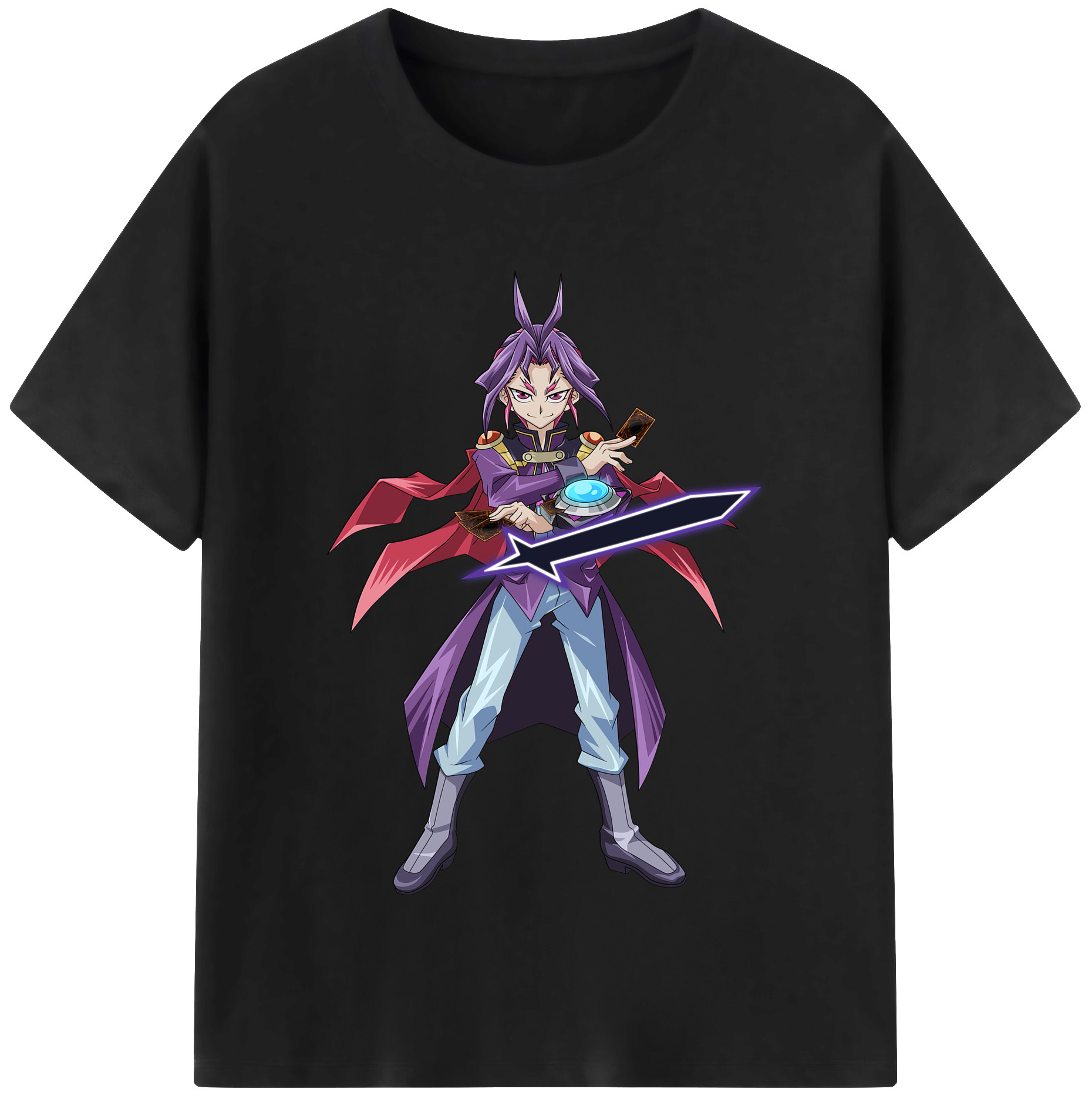 （画像用） 遊☆戯☆王 Yu-Gi-Oh! 綿100％半袖Tシャツ（フロントプリント）