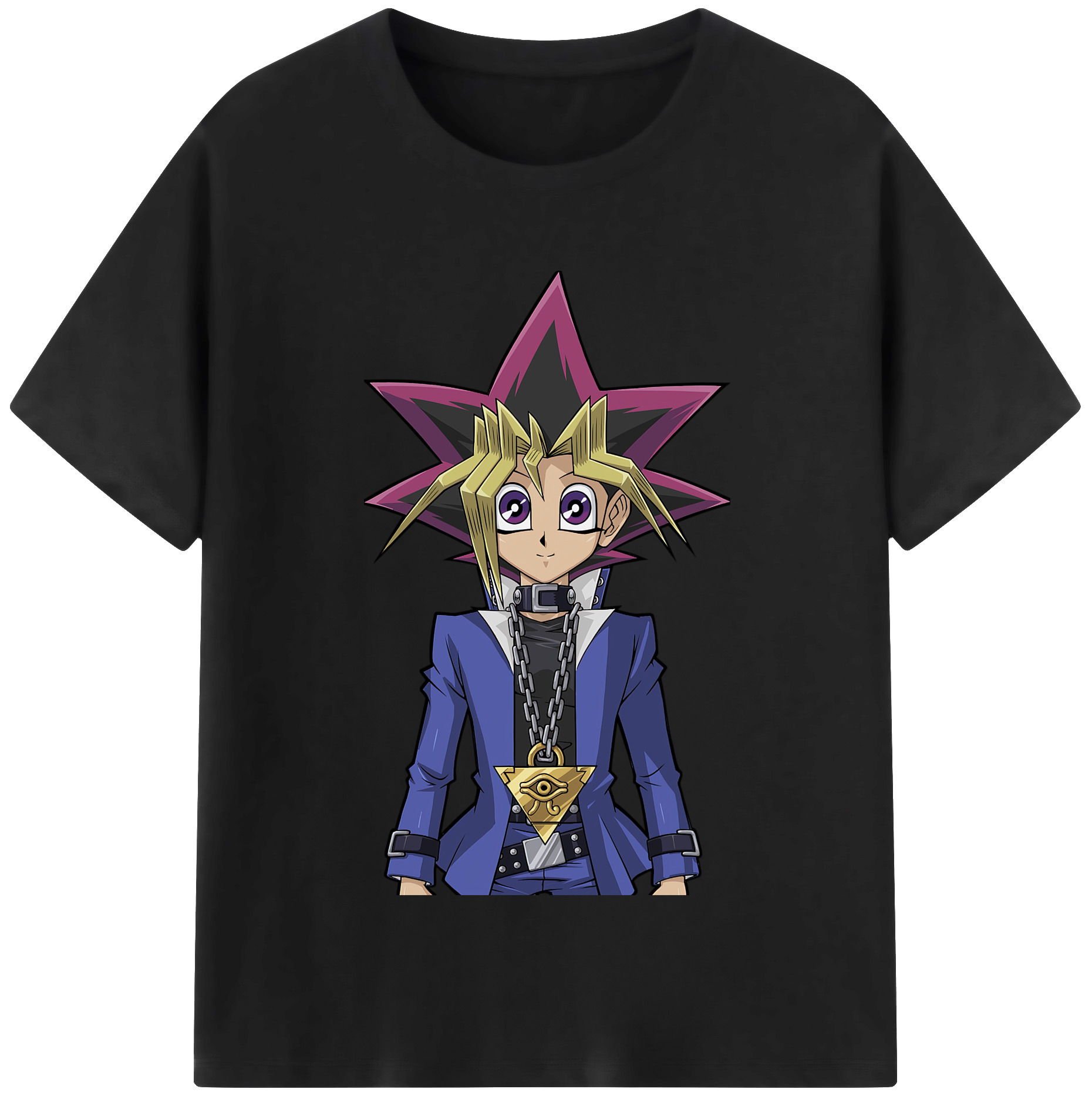 （画像用） 遊☆戯☆王 Yu-Gi-Oh! 綿100％半袖Tシャツ（フロントプリント）