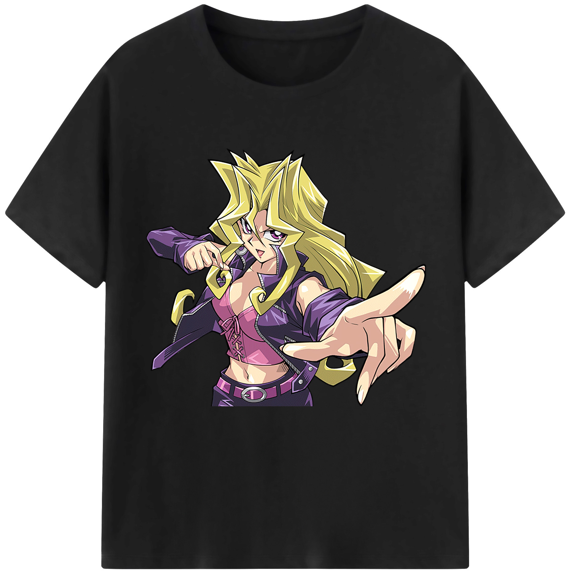 （画像用） 遊☆戯☆王 Yu-Gi-Oh! 綿100％半袖Tシャツ（フロントプリント）