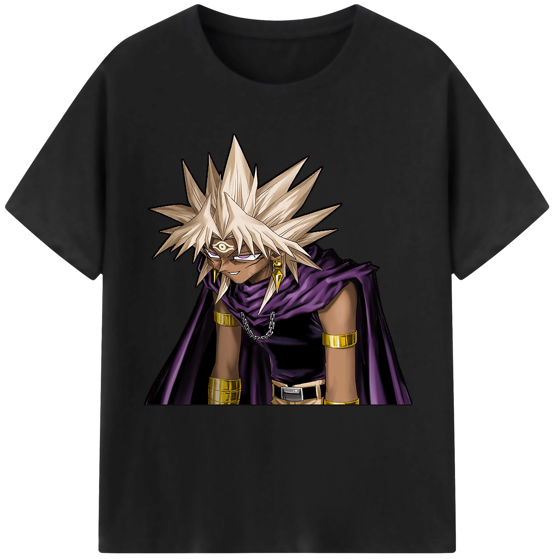 （画像用） 遊☆戯☆王 Yu-Gi-Oh! 綿100％半袖Tシャツ（フロントプリント）