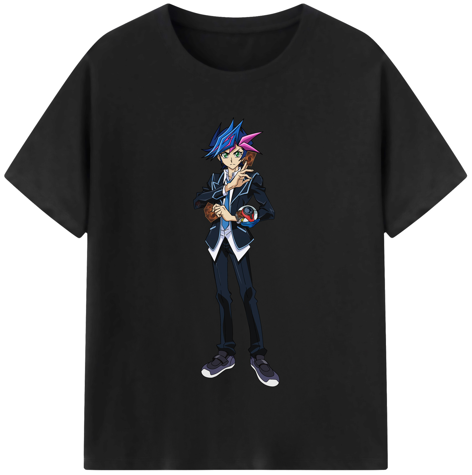 （画像用） 遊☆戯☆王 Yu-Gi-Oh! 綿100％半袖Tシャツ（フロントプリント）