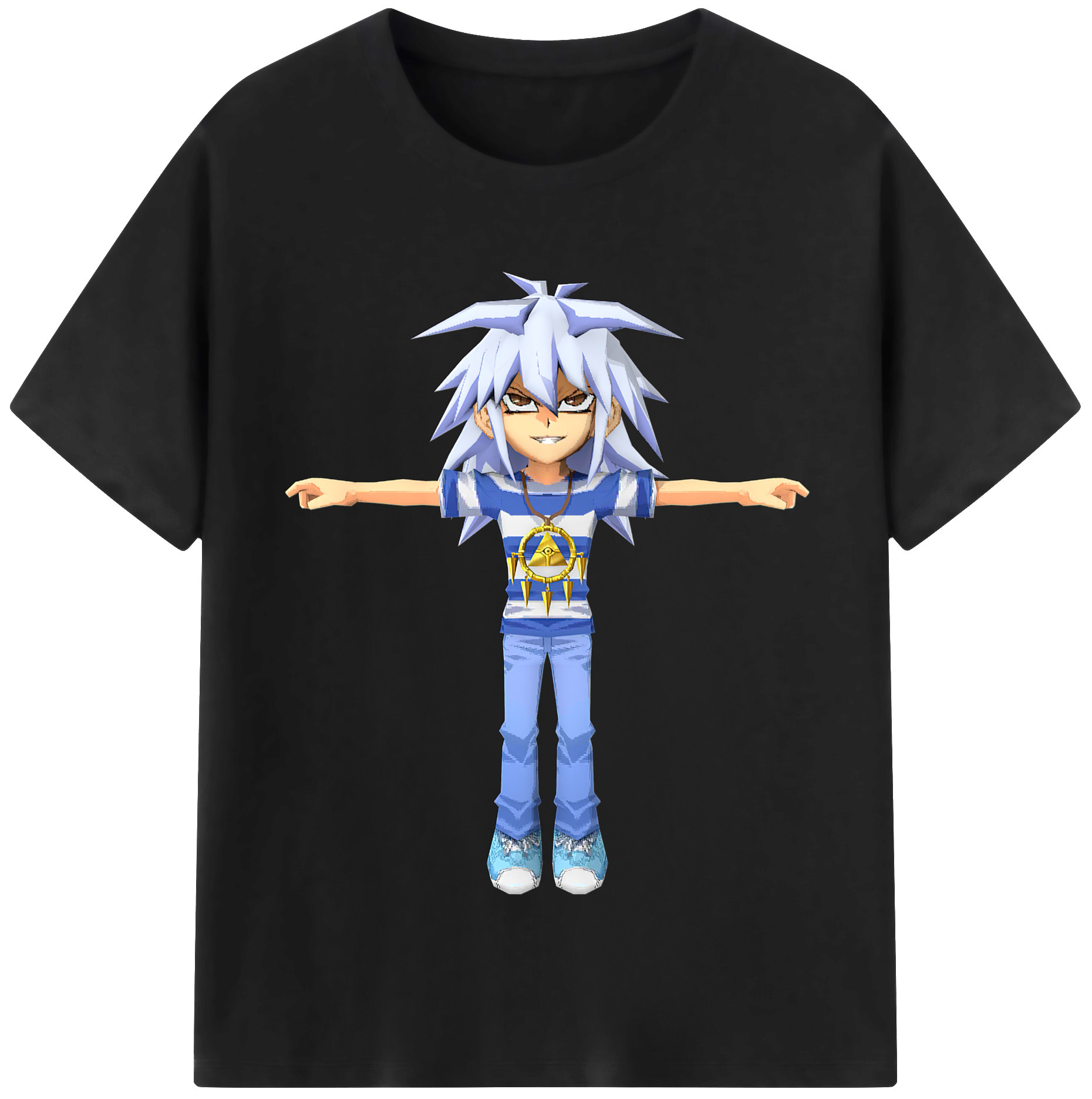 （画像用） 遊☆戯☆王 Yu-Gi-Oh! 綿100％半袖Tシャツ（フロントプリント）
