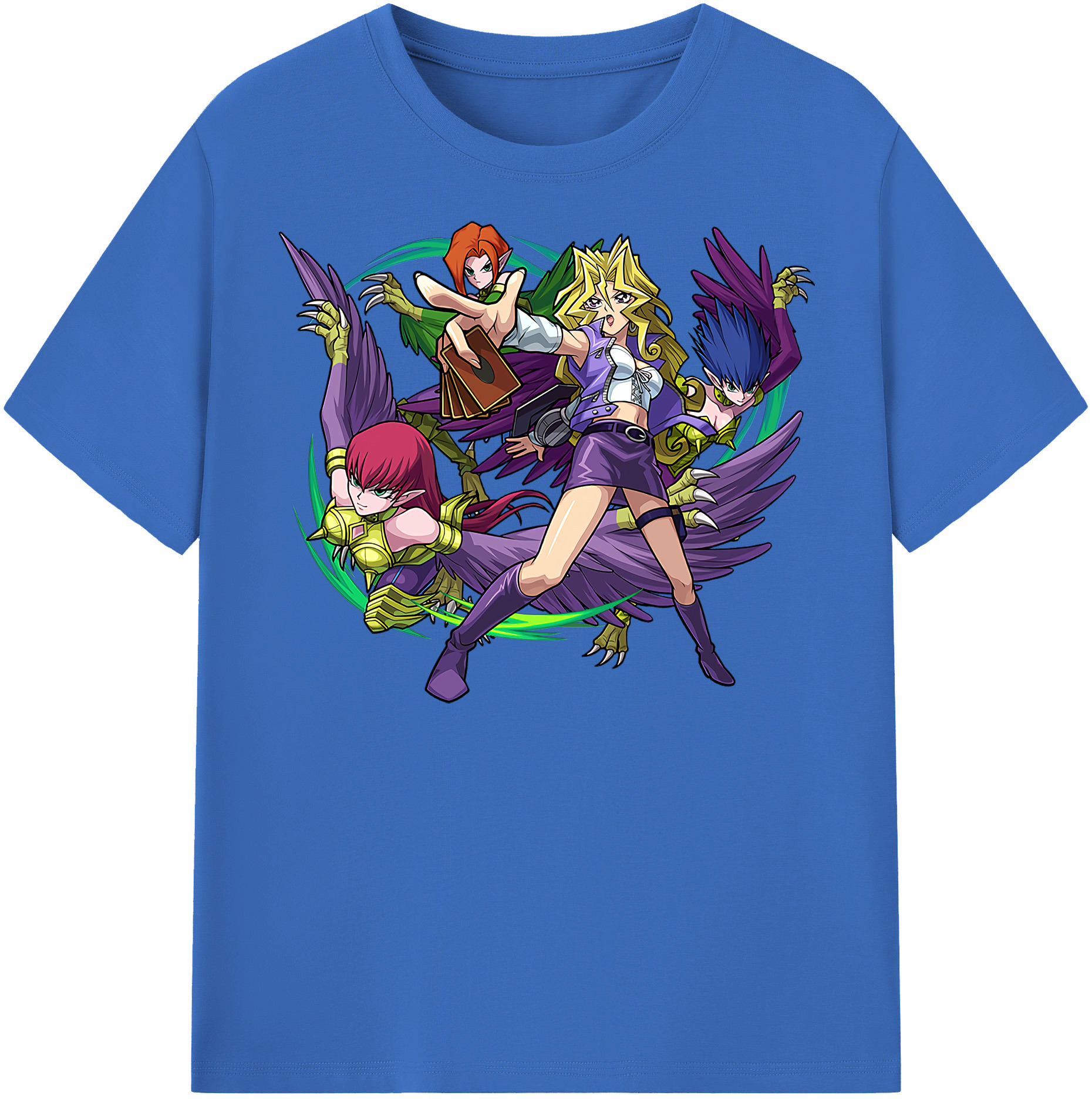 （画像用） 遊☆戯☆王 Yu-Gi-Oh! 綿100％半袖Tシャツ（フロントプリント）
