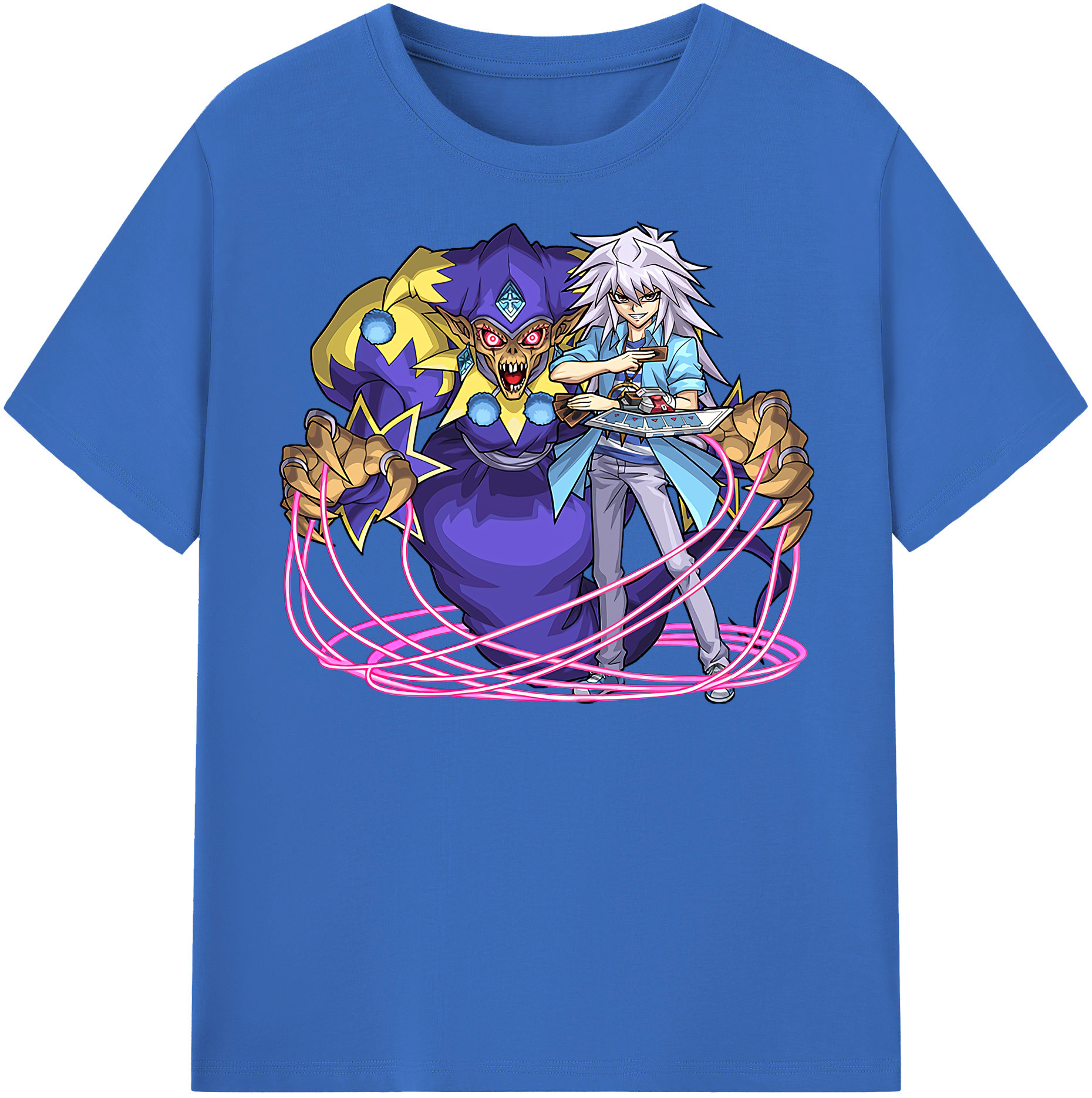 （画像用） 遊☆戯☆王 Yu-Gi-Oh! 綿100％半袖Tシャツ（フロントプリント）