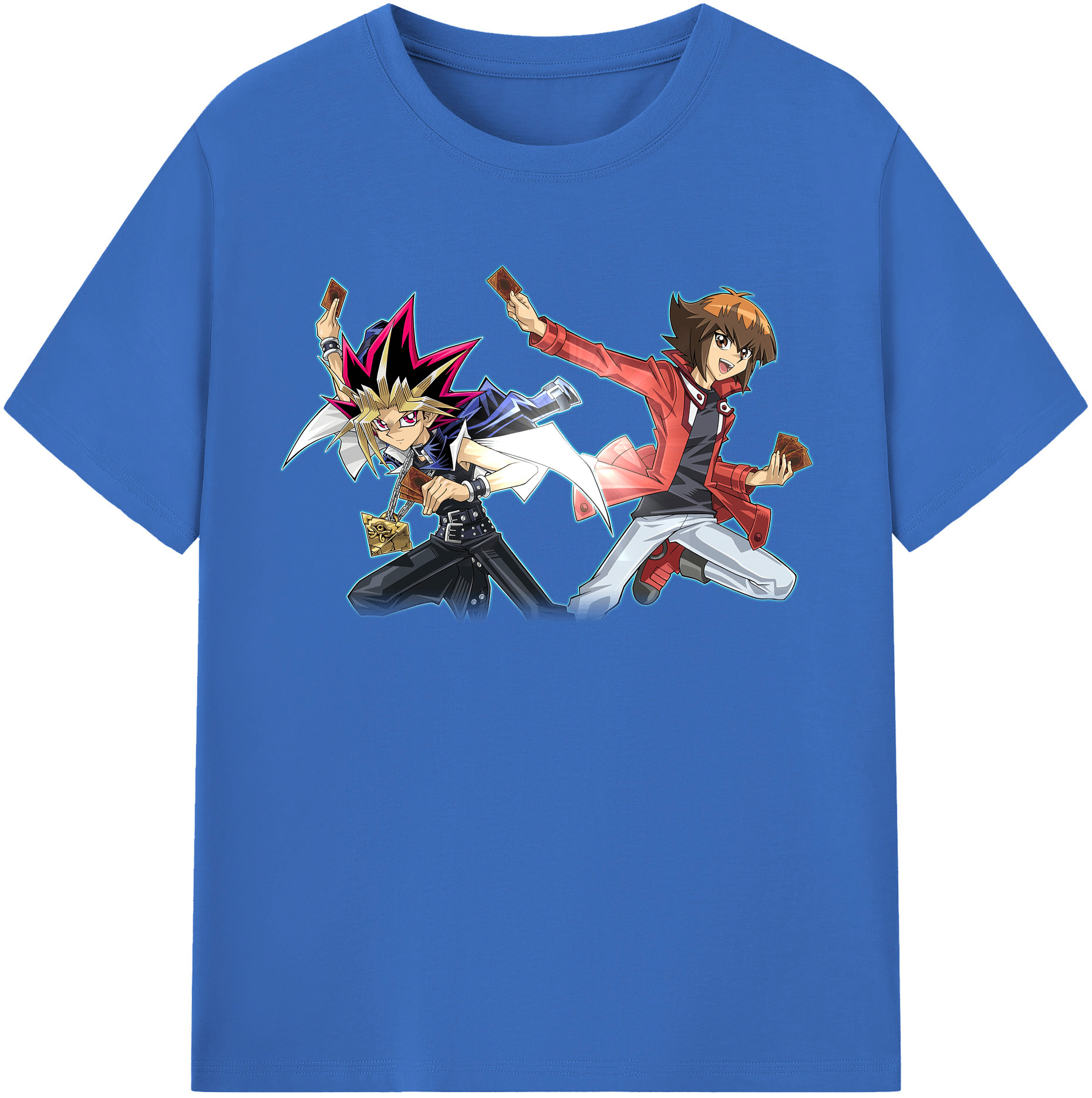 （画像用） 遊☆戯☆王 Yu-Gi-Oh! 綿100％半袖Tシャツ（フロントプリント）