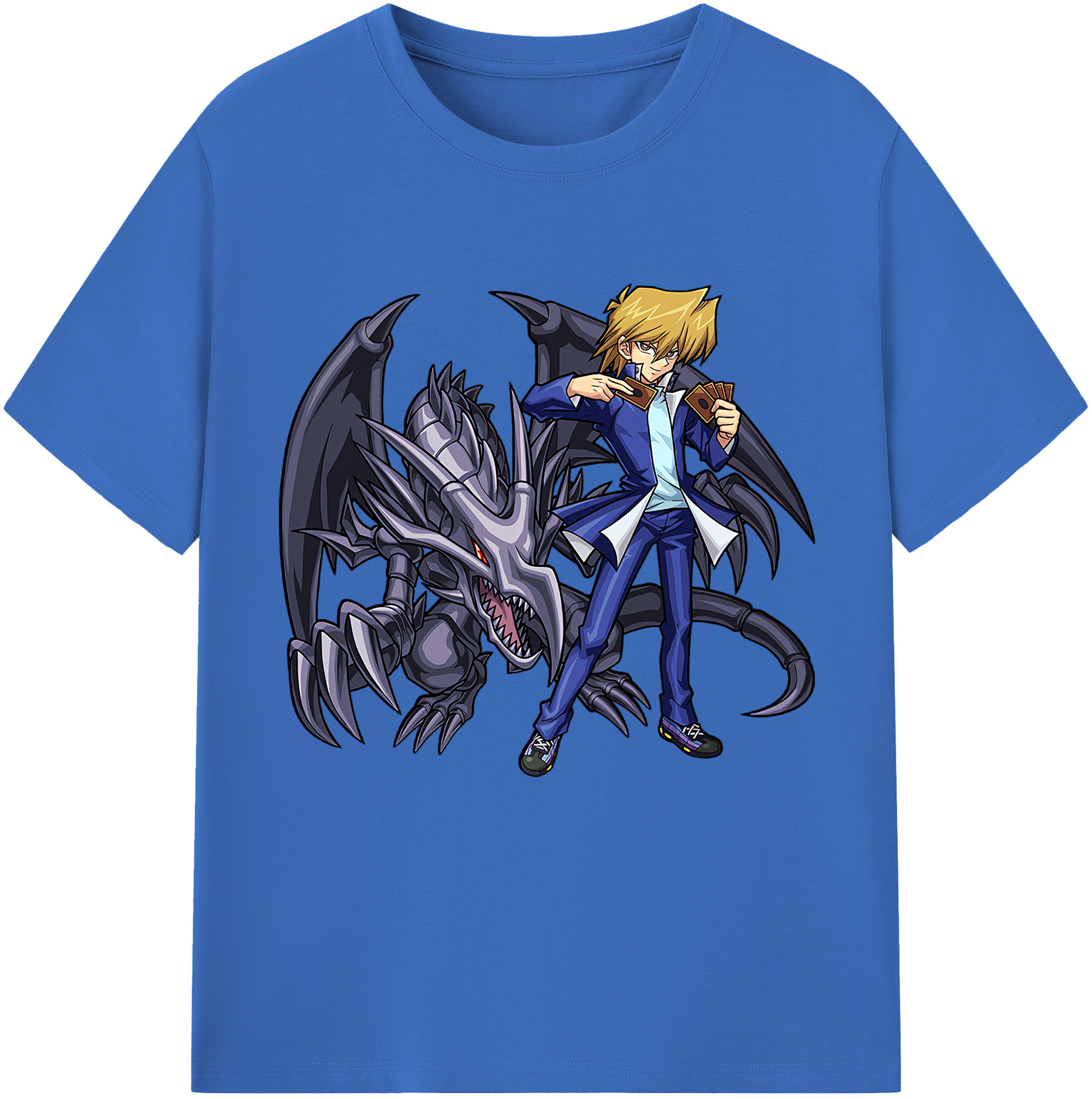 （画像用） 遊☆戯☆王 Yu-Gi-Oh! 綿100％半袖Tシャツ（フロントプリント）