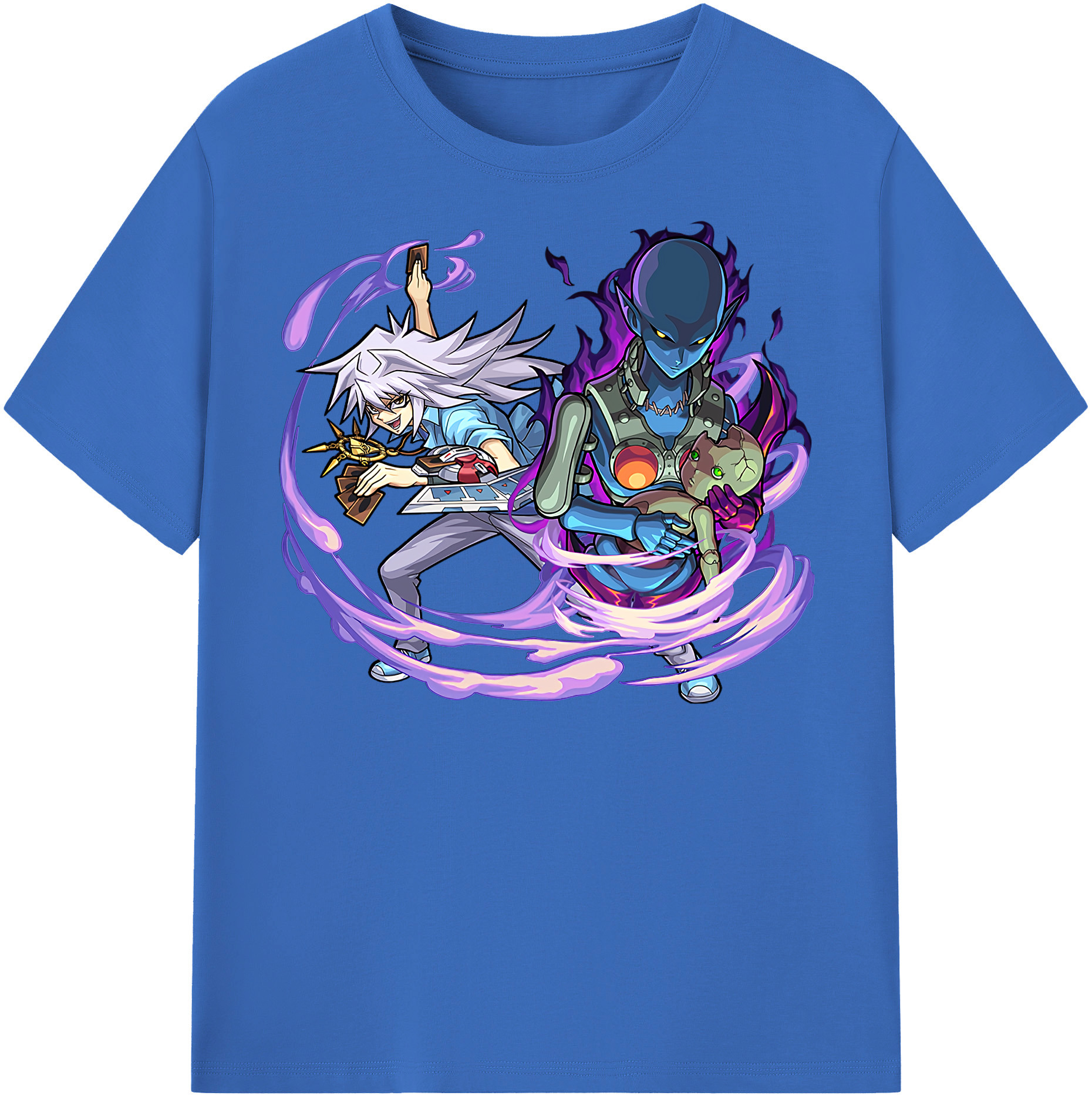 （画像用） 遊☆戯☆王 Yu-Gi-Oh! 綿100％半袖Tシャツ（フロントプリント）