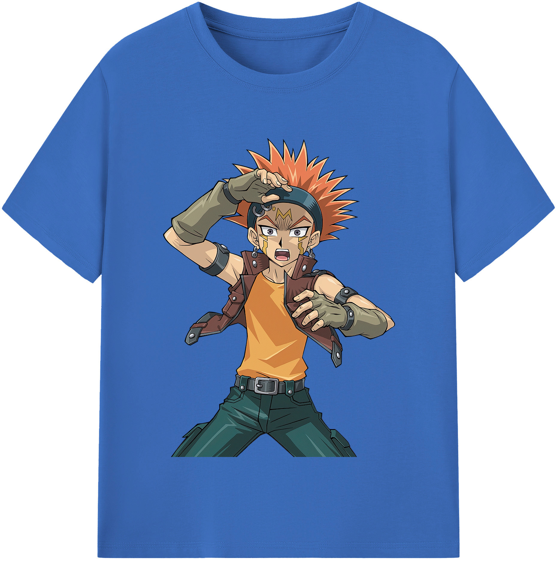 （画像用） 遊☆戯☆王 Yu-Gi-Oh! 綿100％半袖Tシャツ（フロントプリント）