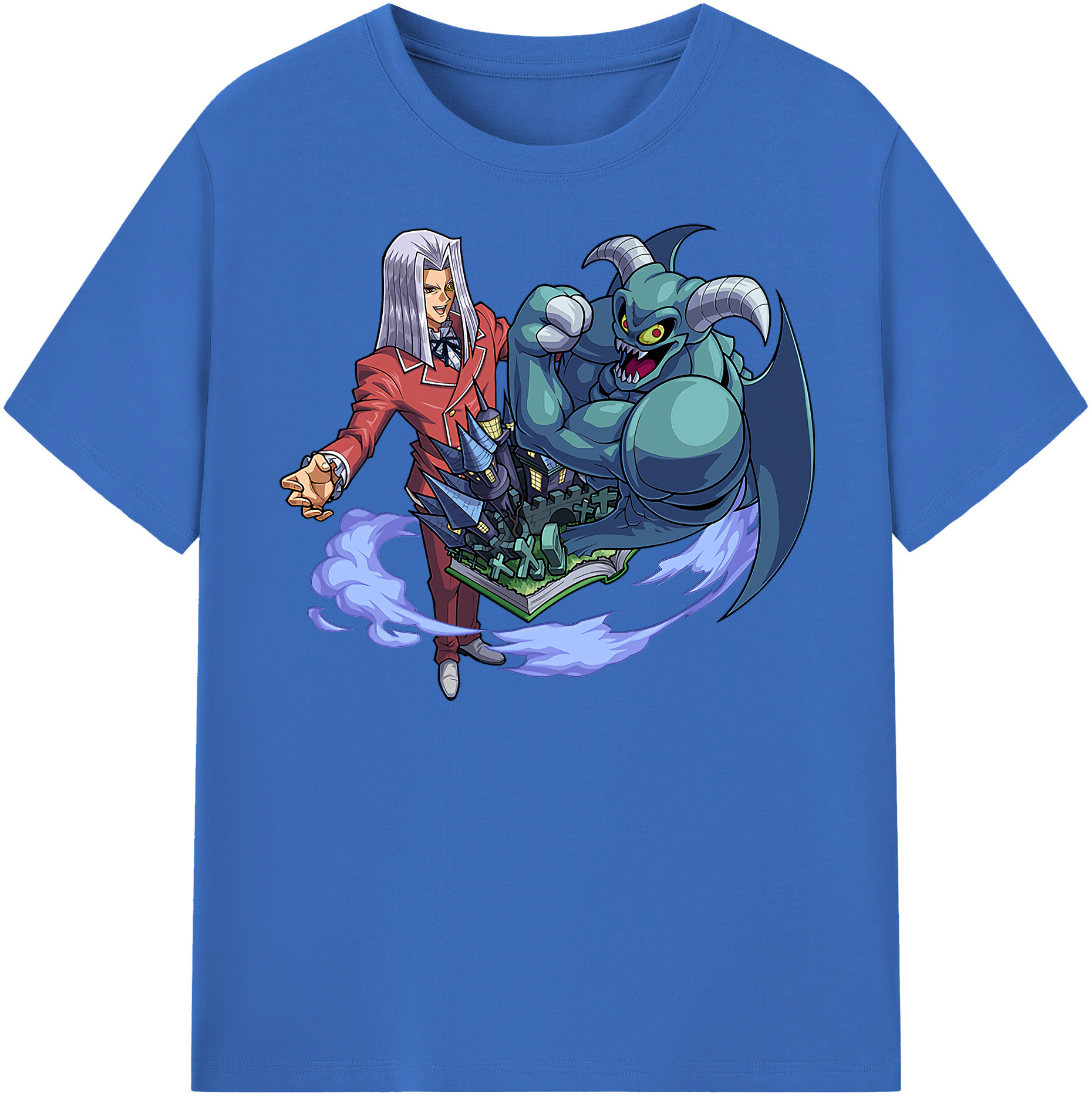 （画像用） 遊☆戯☆王 Yu-Gi-Oh! 綿100％半袖Tシャツ（フロントプリント）
