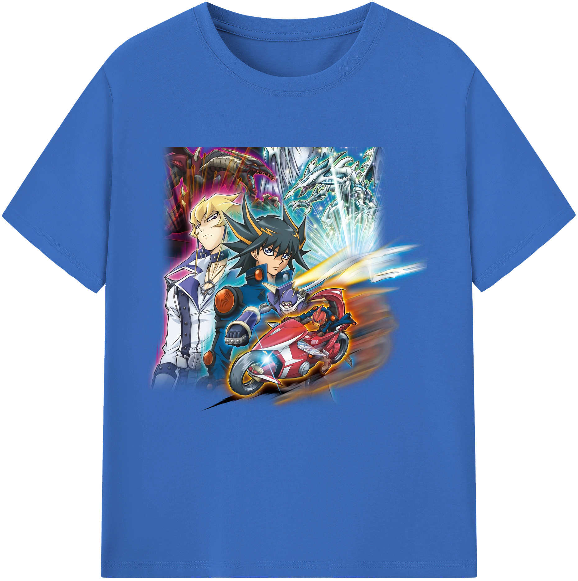 （画像用） 遊☆戯☆王 Yu-Gi-Oh! 綿100％半袖Tシャツ（フロントプリント）
