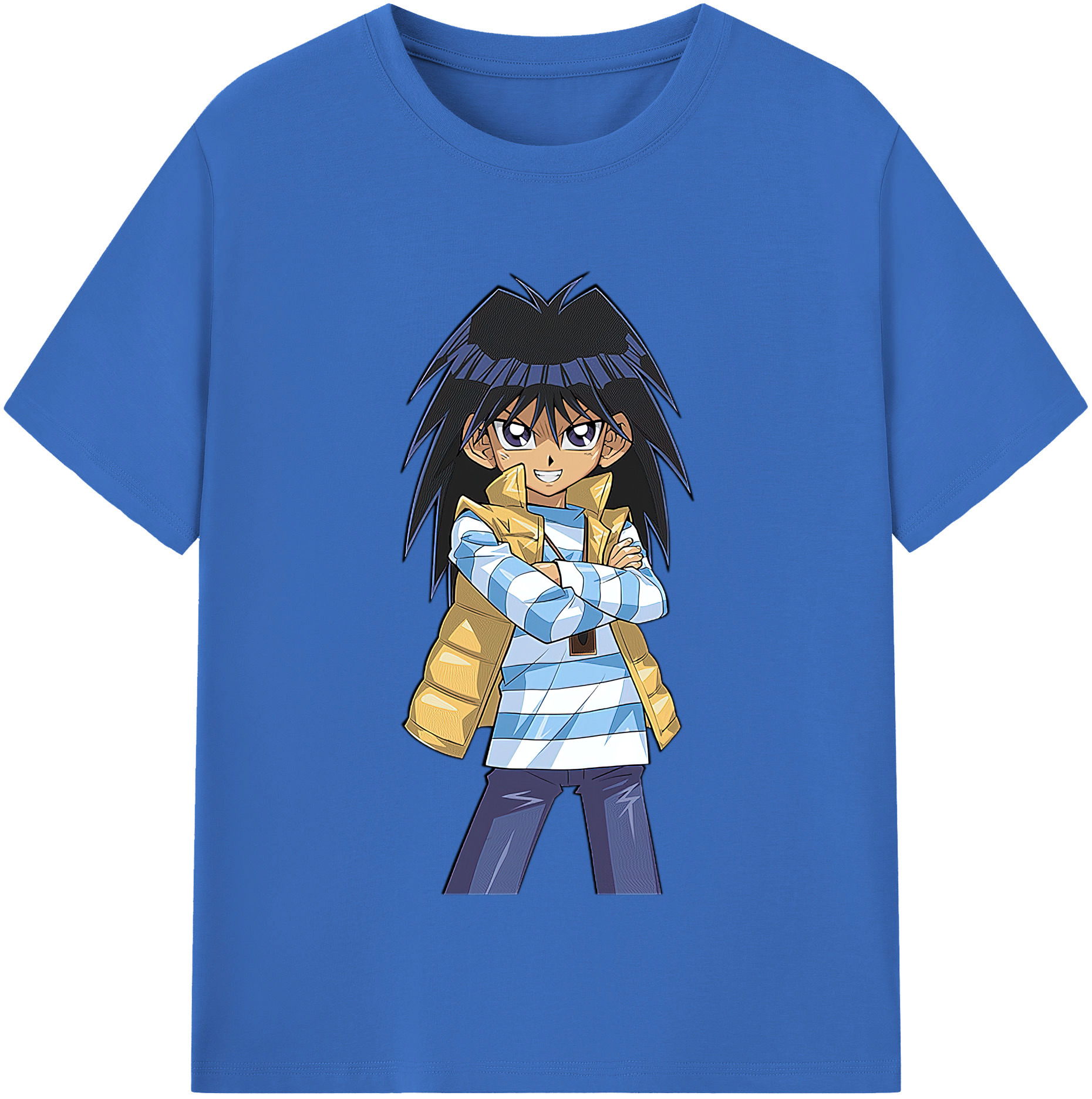 （画像用） 遊☆戯☆王 Yu-Gi-Oh! 綿100％半袖Tシャツ（フロントプリント）